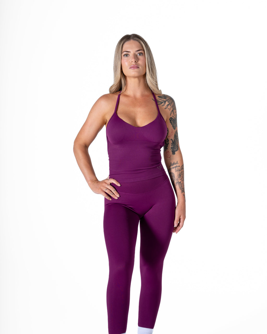 RECOIL OPEN BACK TANK - BERRY