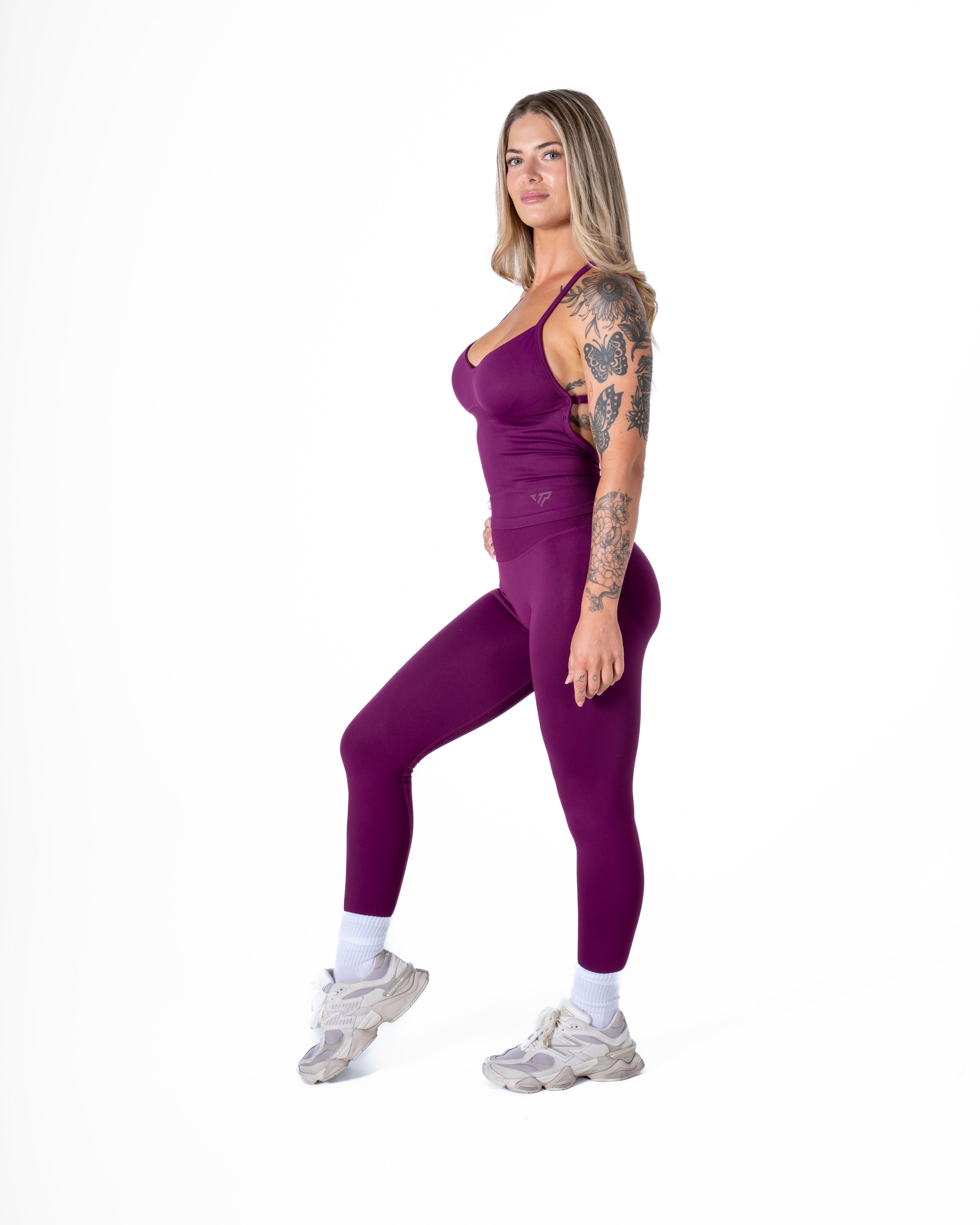 RECOIL OPEN BACK TANK - BERRY