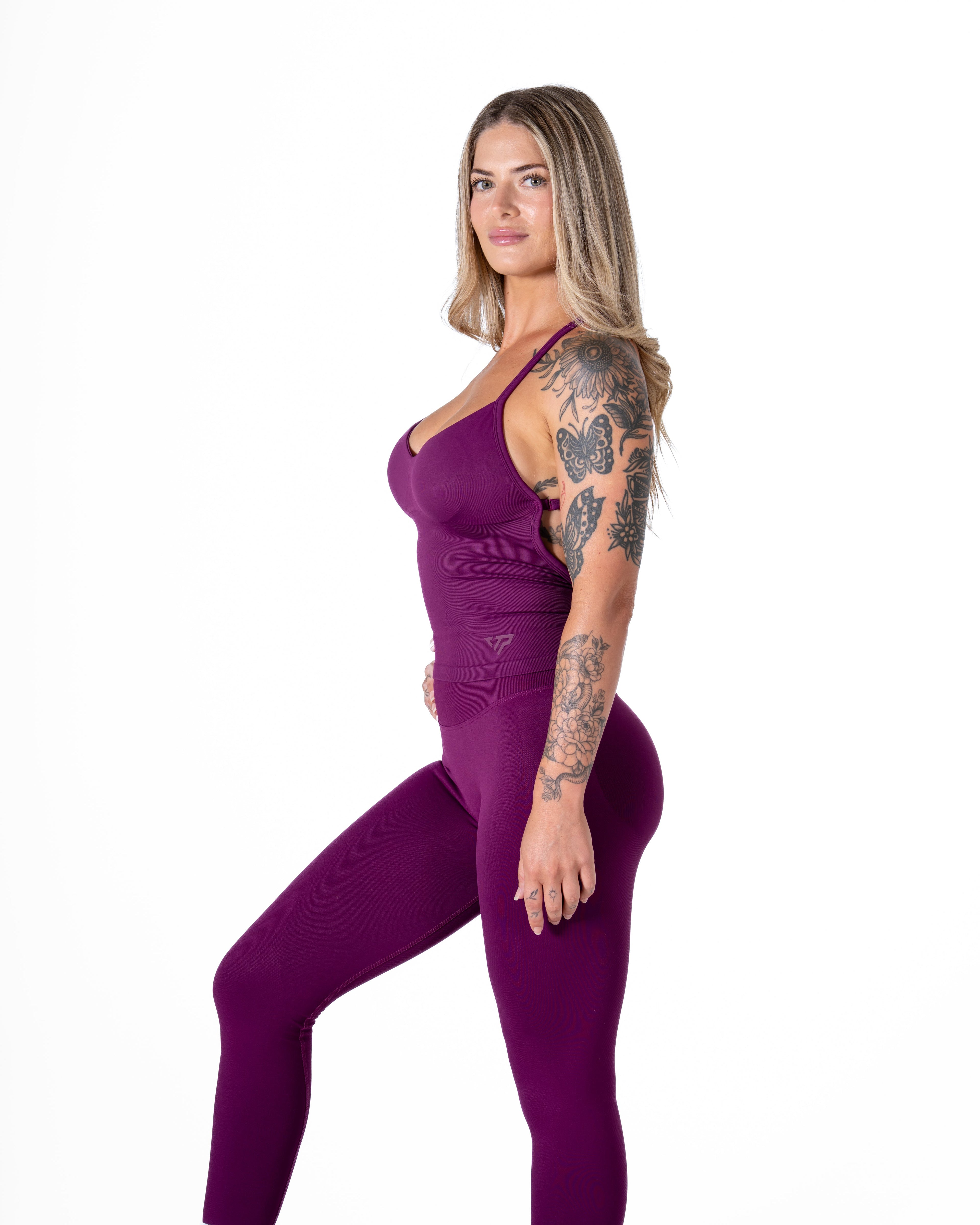 RECOIL OPEN BACK TANK - BERRY