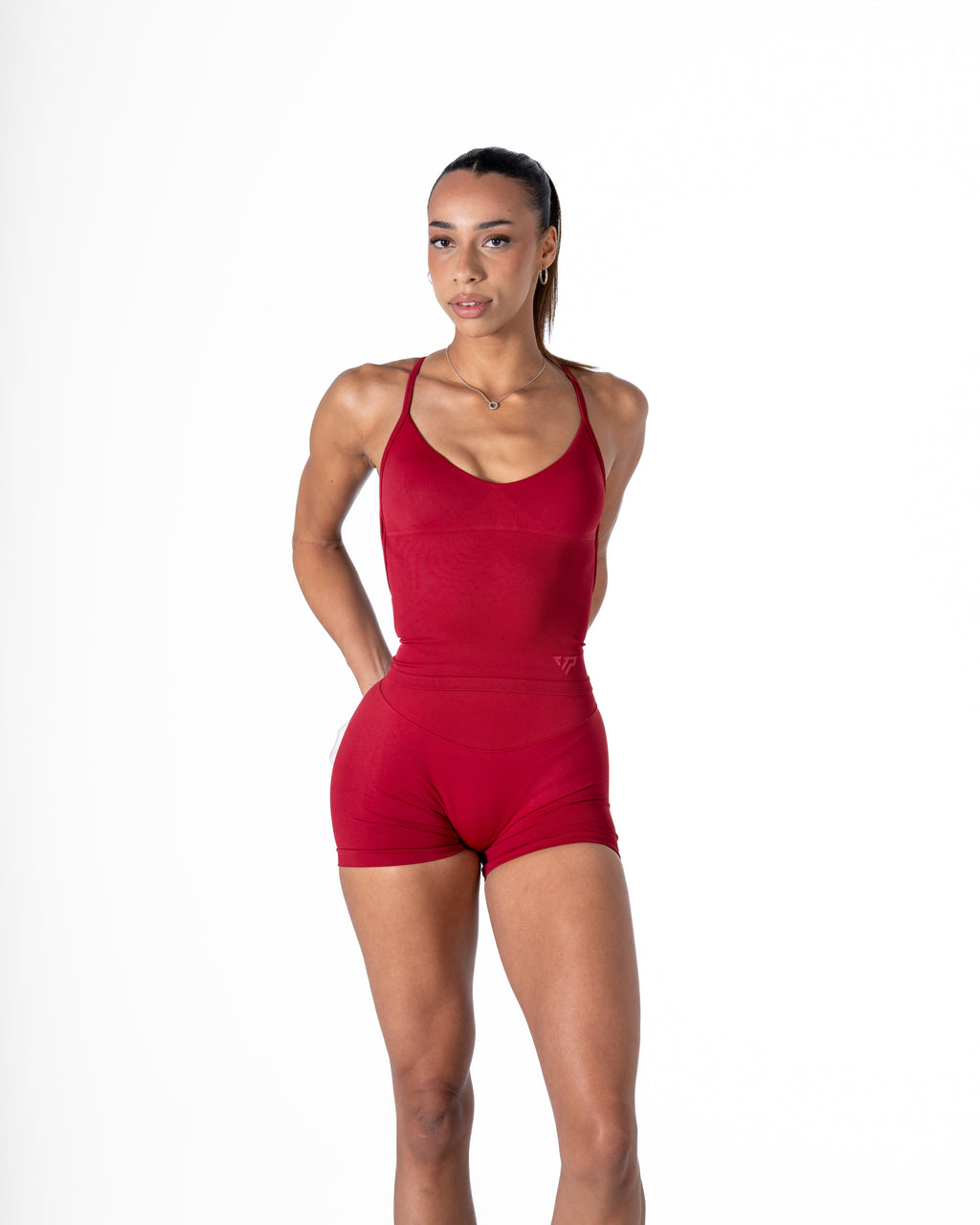 RECOIL OPEN BACK TANK - DARK RED