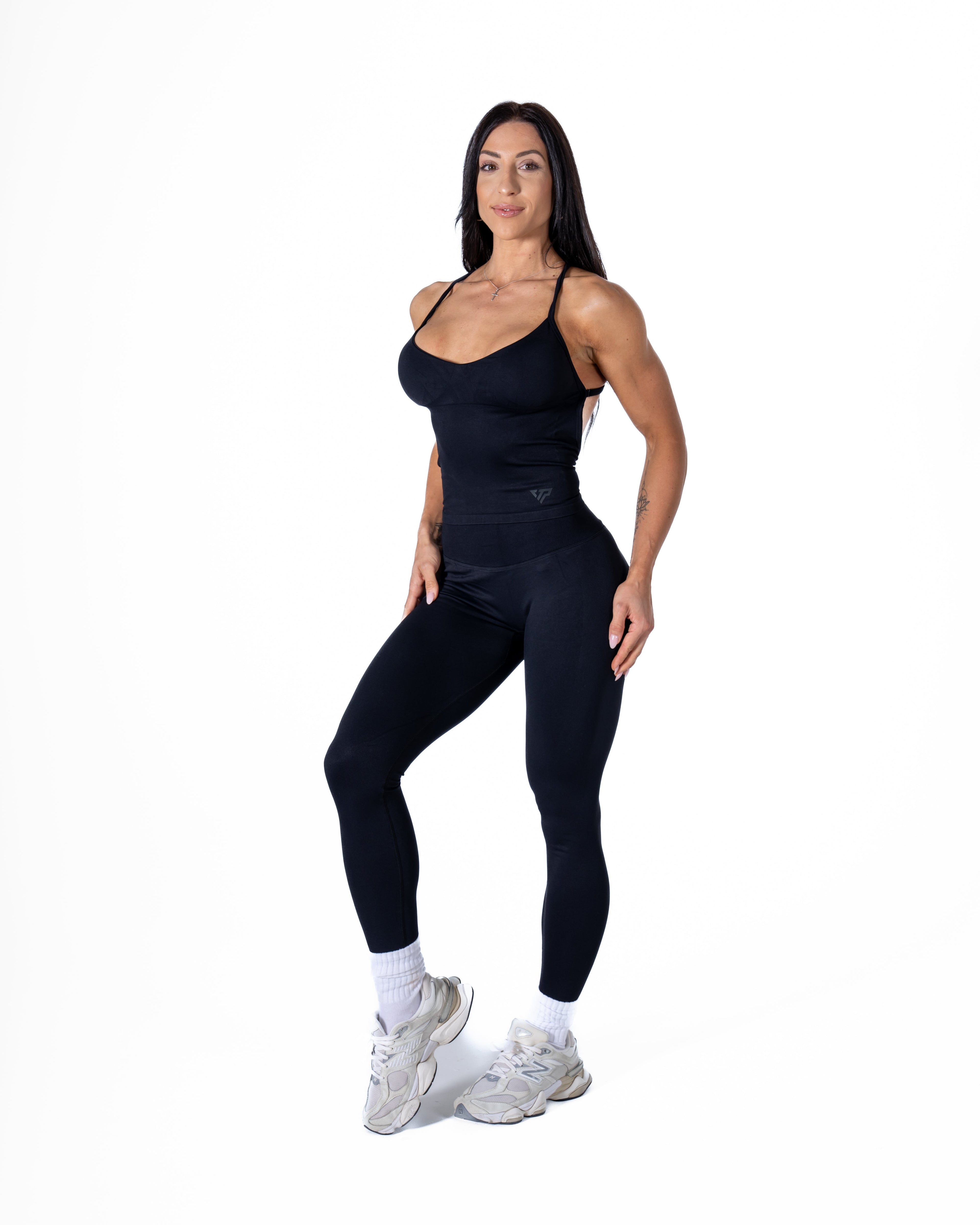 RECOIL OPEN BACK TANK - BLACK