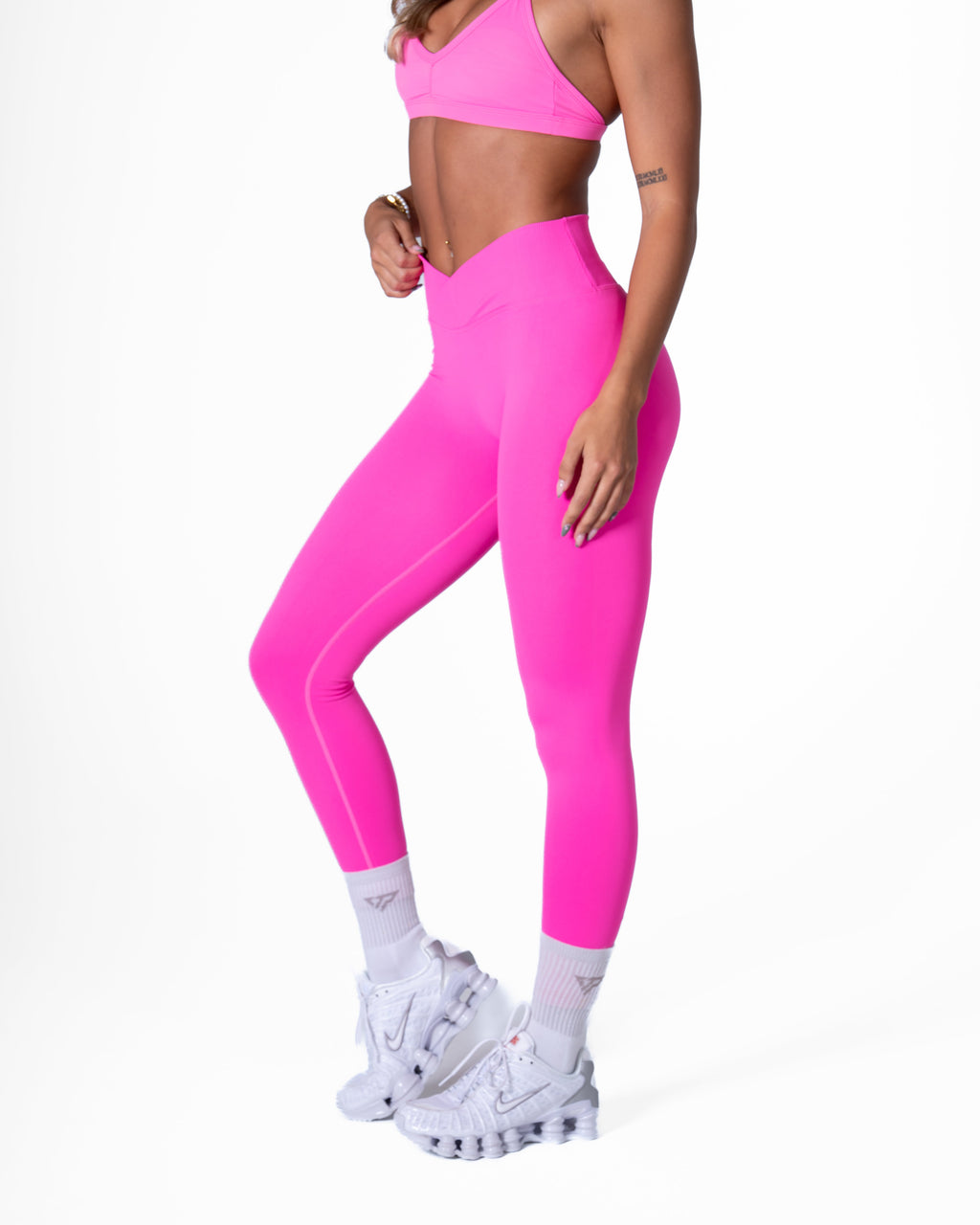 CORE V-WAIST LEGGING - NEON PINK