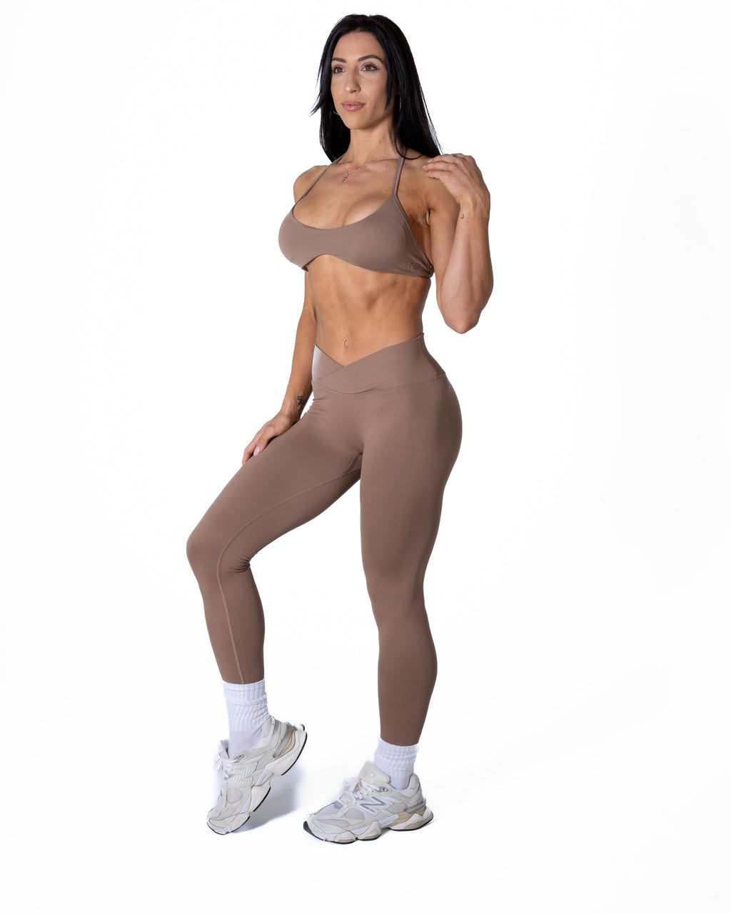 CORE V-WAIST LEGGING - COFFEE