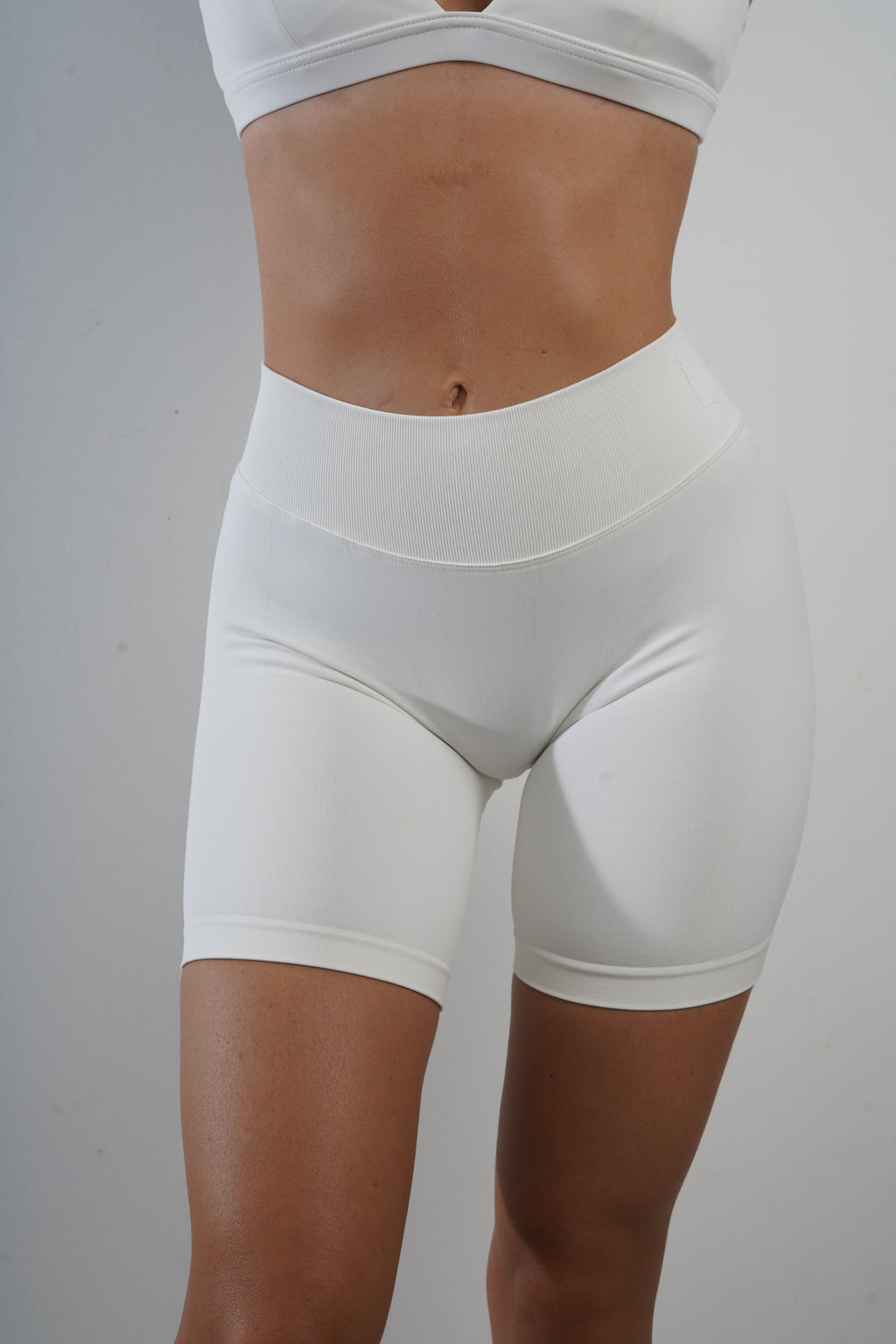 PTWA Recoil Biker Shorts - Off White