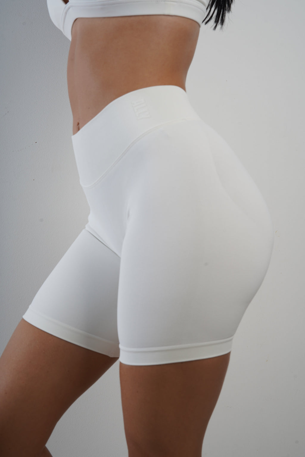 PTWA Recoil Biker Shorts - Off White