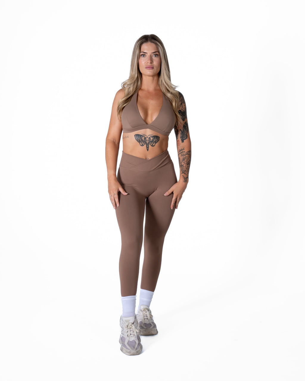 CORE V-WAIST LEGGING - COFFEE