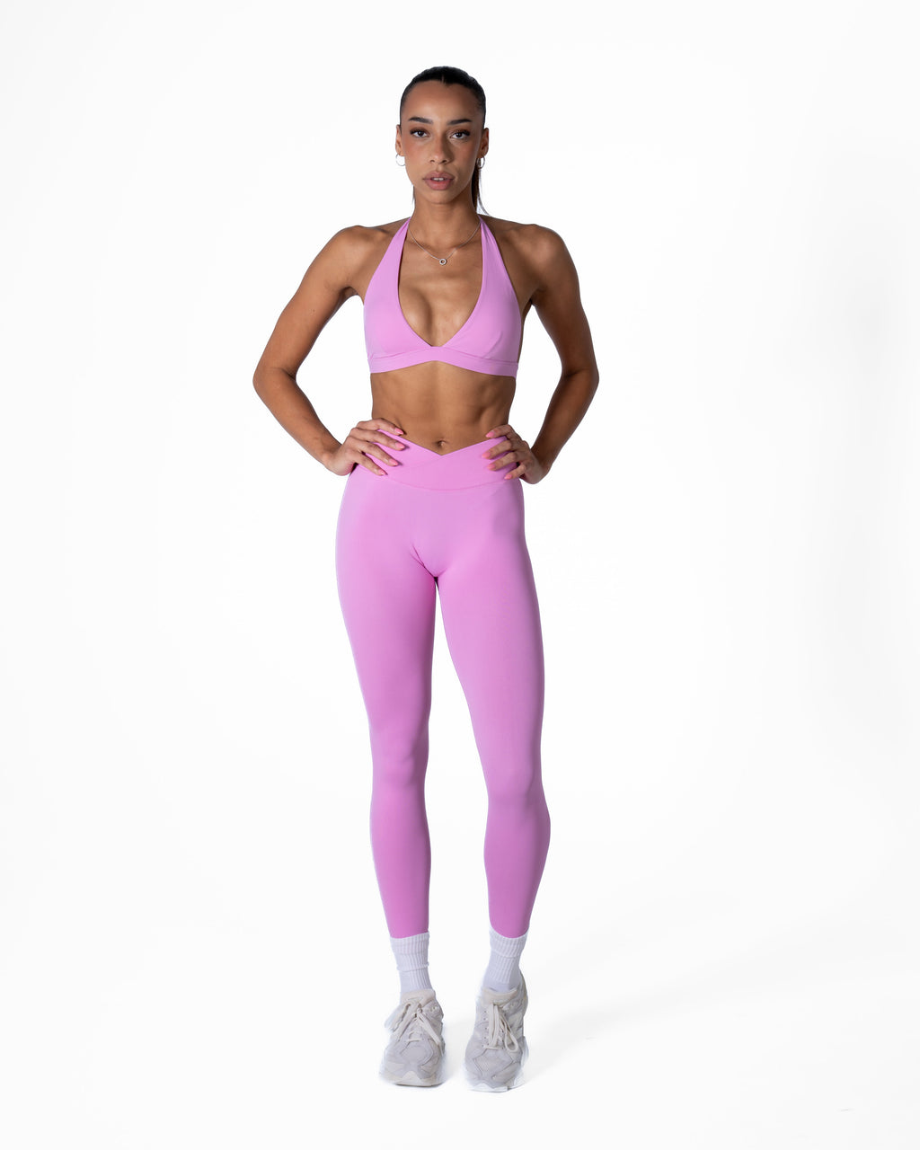 CORE V-WAIST LEGGING - BUBBLEGUM PINK