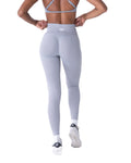 RECOIL HIGH WAIST SCRUNCH LEGGING - LIGHT GREY