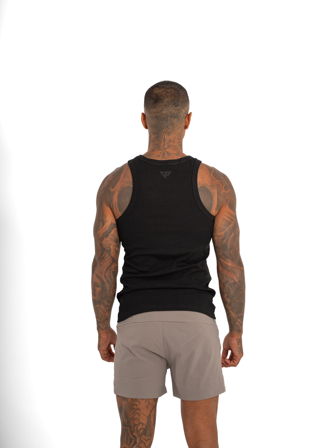 MEN'S KTP RIBBED TANK - BLACK