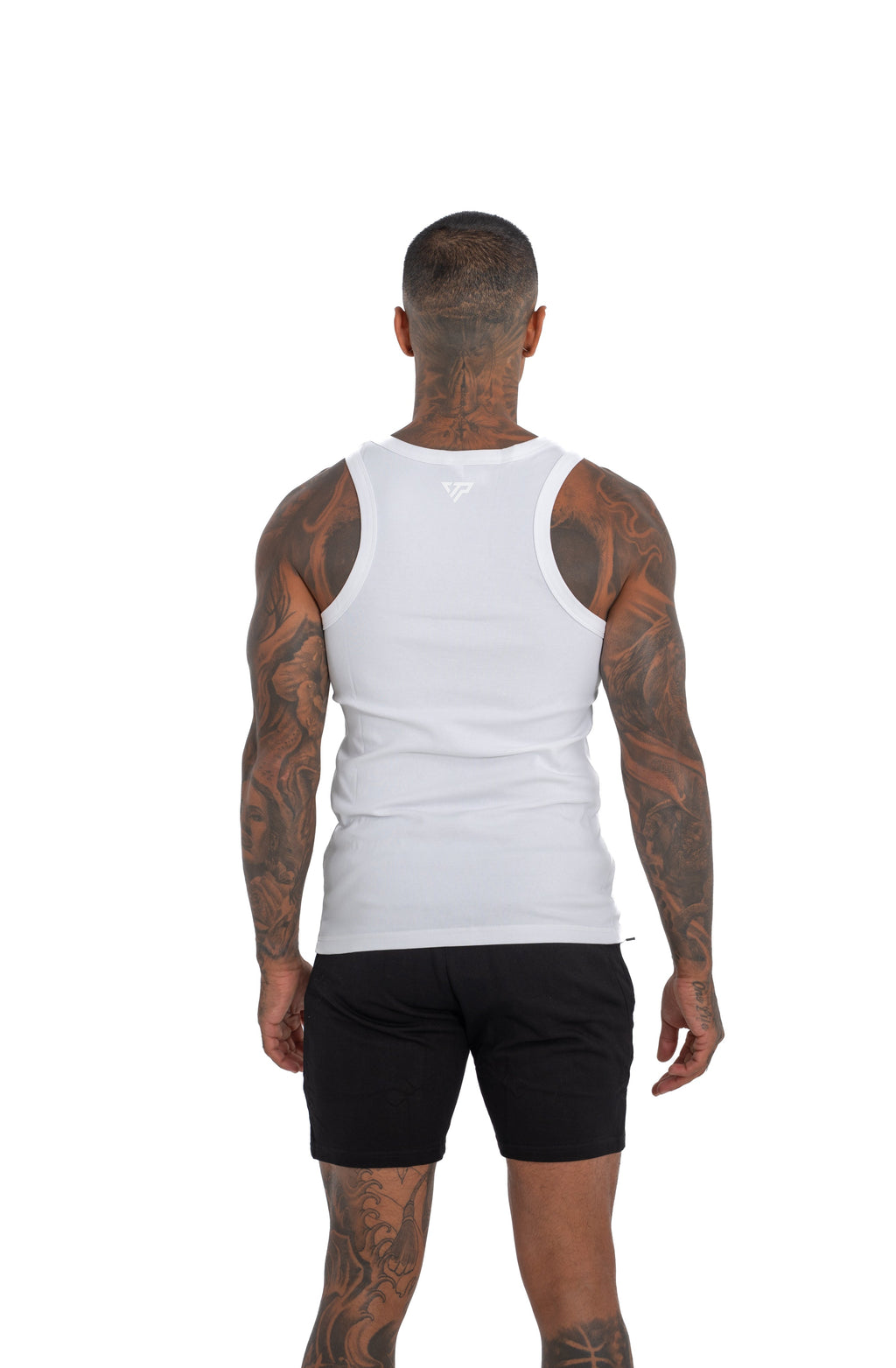 MEN'S KTP RIBBED TANK - WHITE