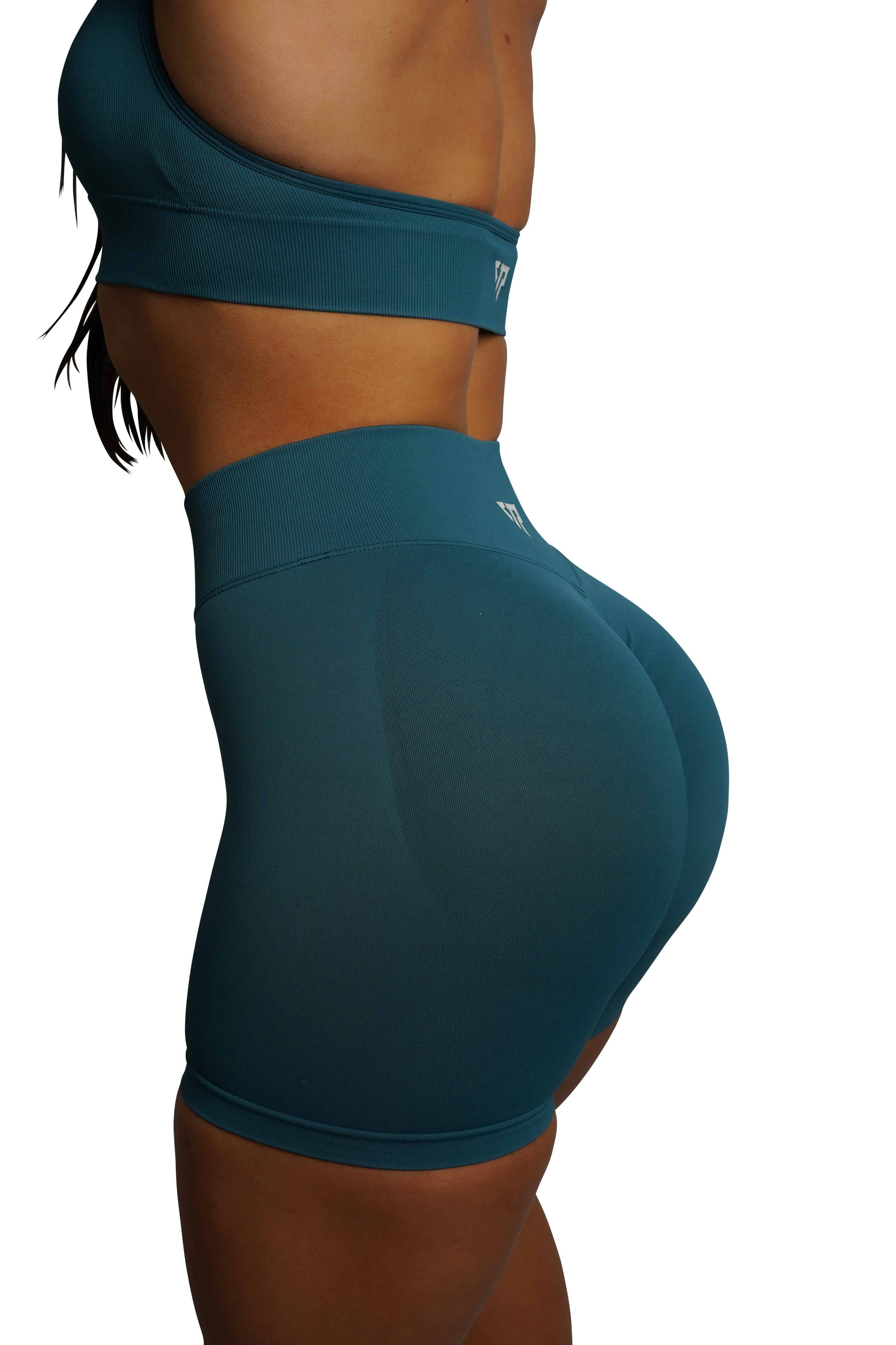 CORE SCRUNCH SHORTS - TEAL