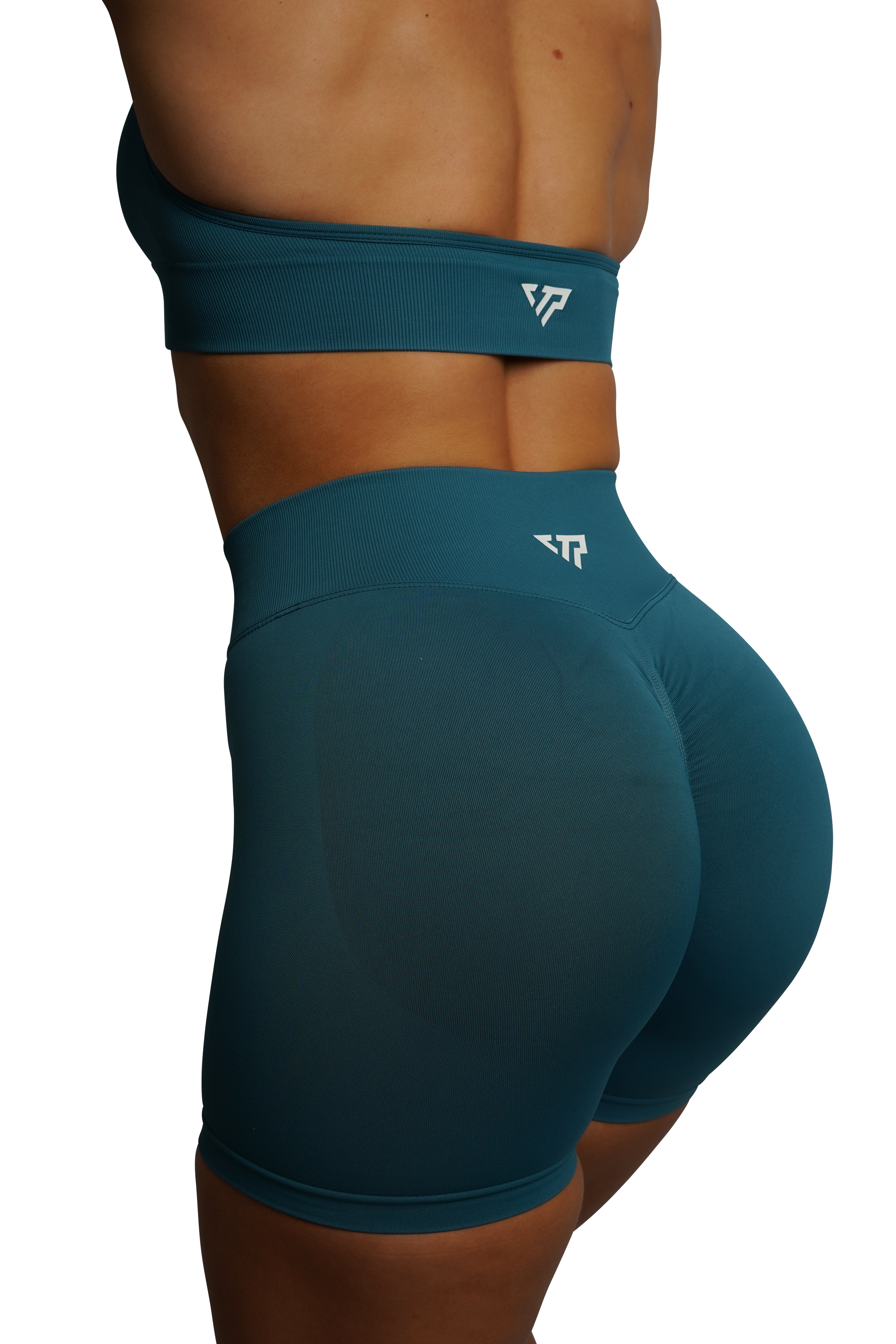 CORE SCRUNCH SHORTS - TEAL