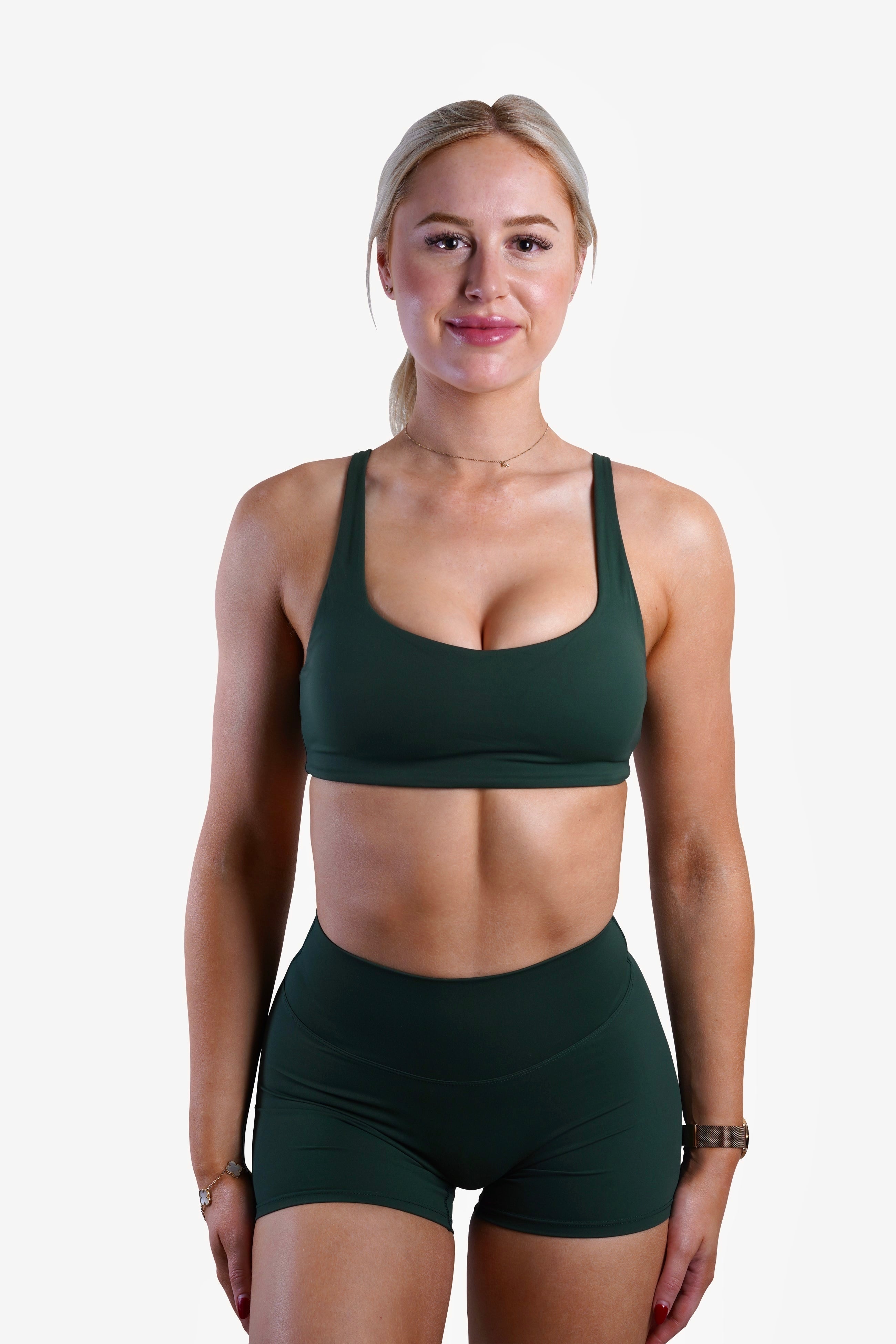SLEEK BRA - FOREST GREEN