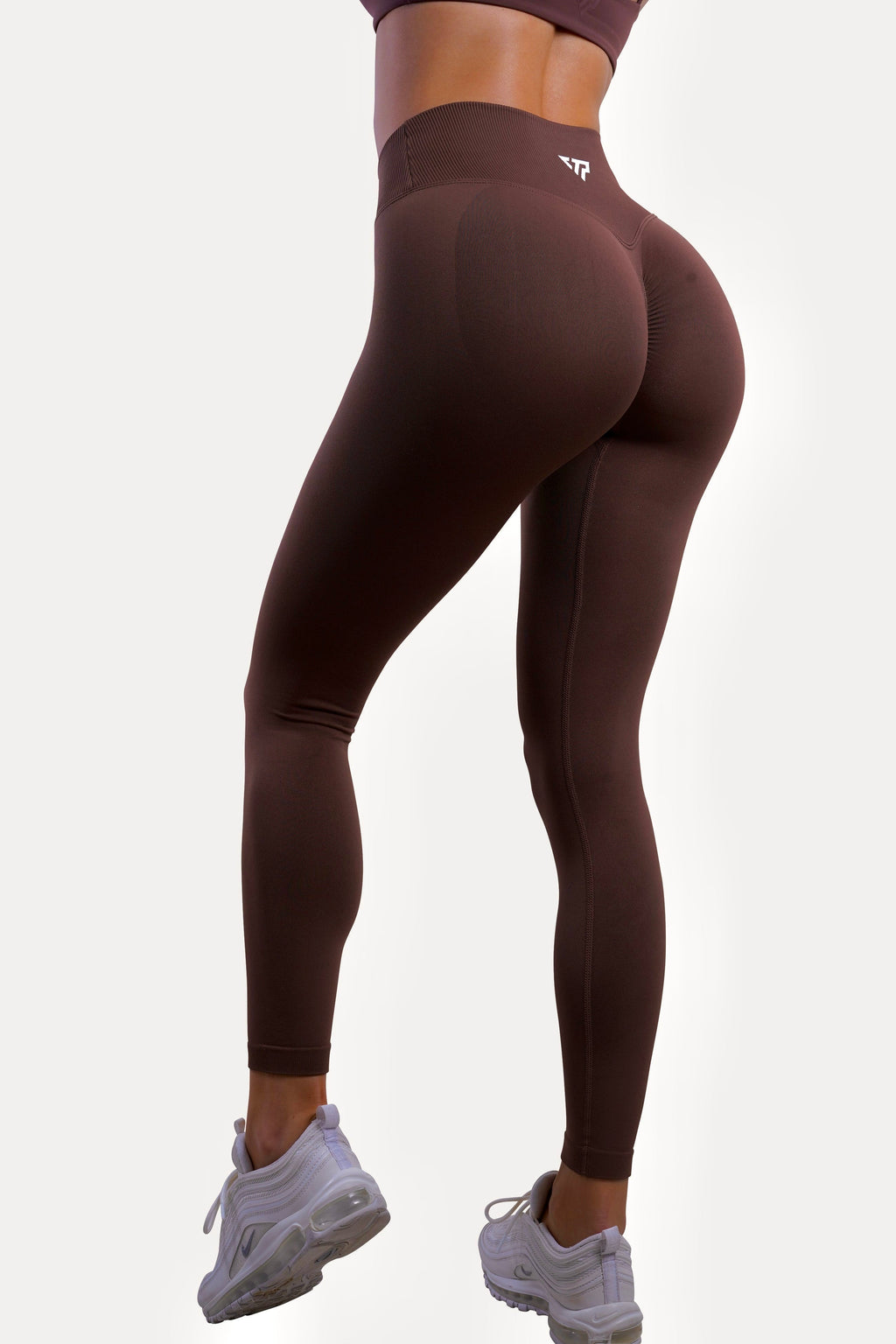 CORE V-WAIST LEGGINGS - ESPRESSO
