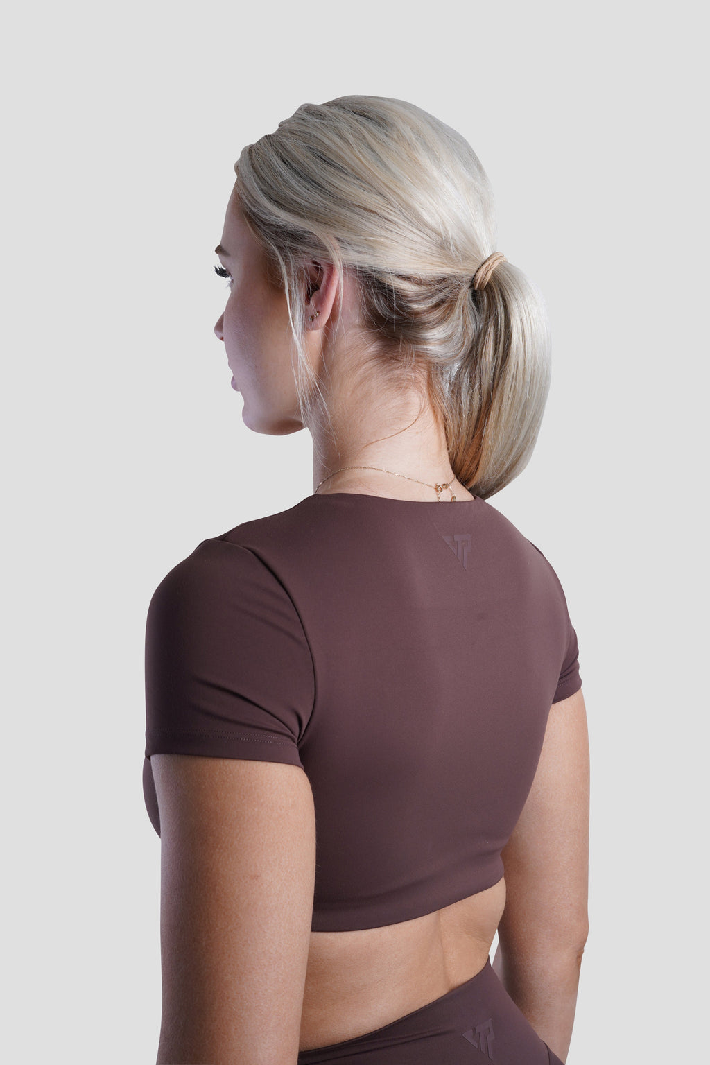 SLEEK TOP SHORT SLEEVE - ESPRESSO