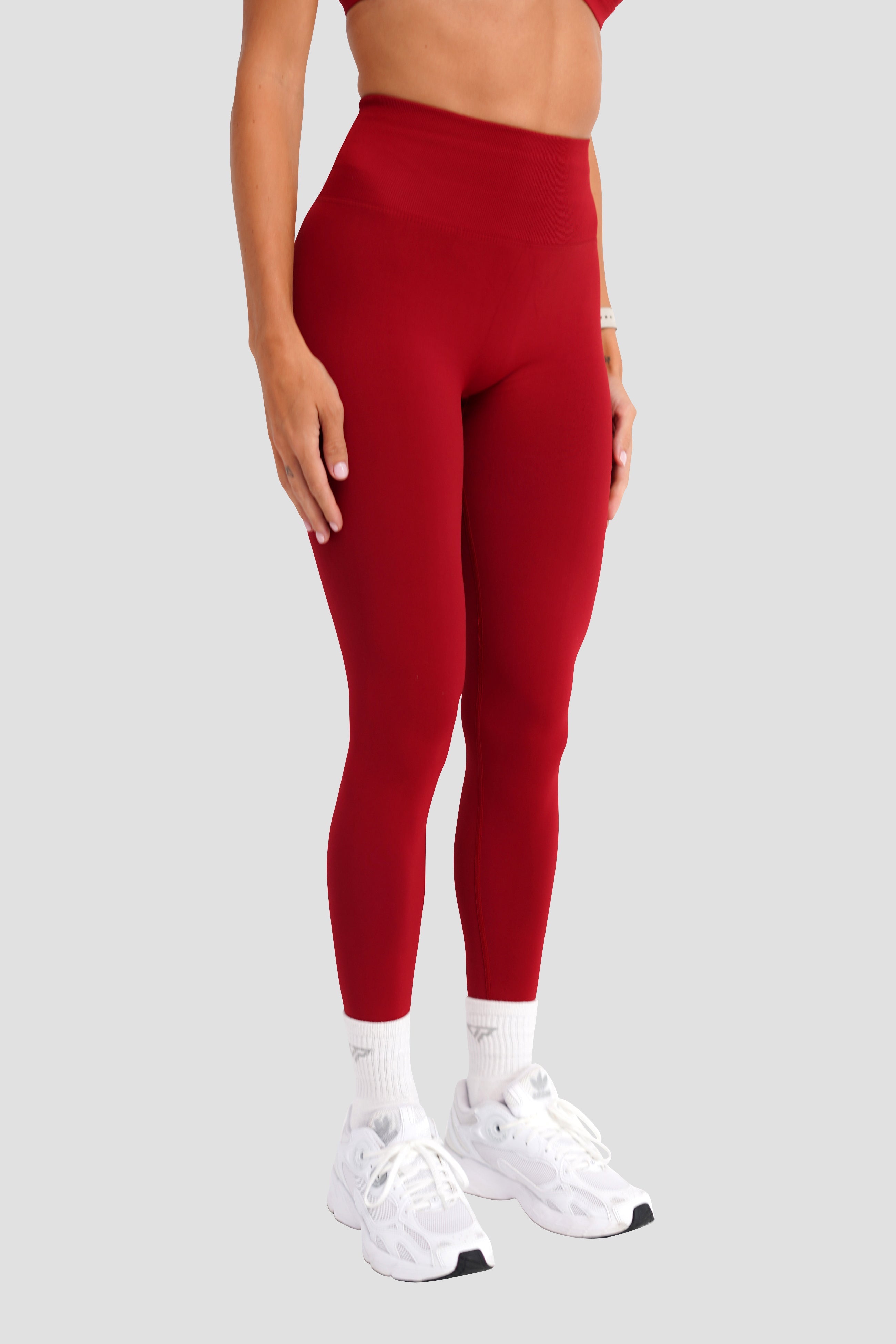 CORE SCRUNCH LEGGINGS -  DARK RED