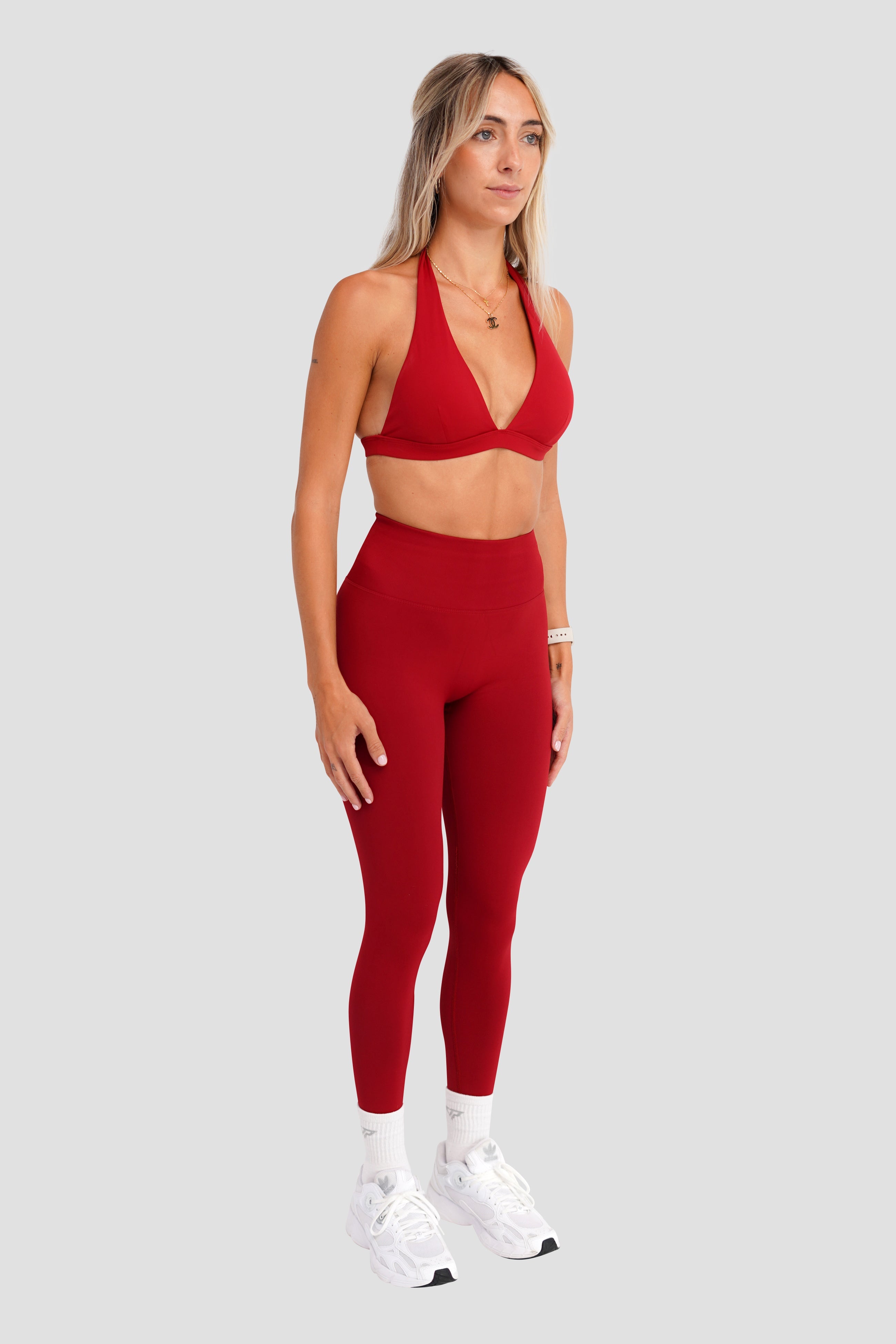 CORE SCRUNCH LEGGINGS -  DARK RED
