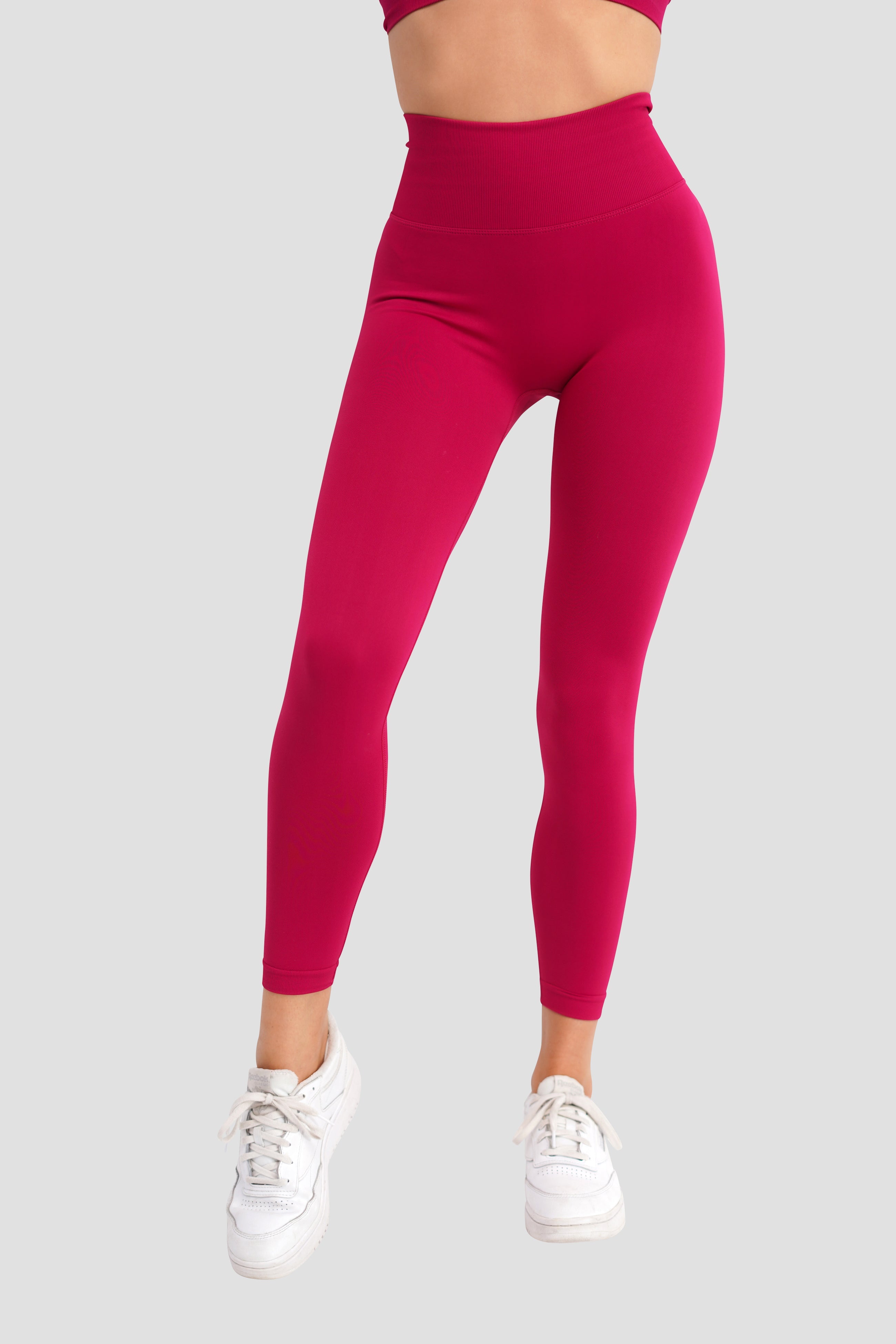 CORE SCRUNCH LEGGINGS -  CRANBERRY