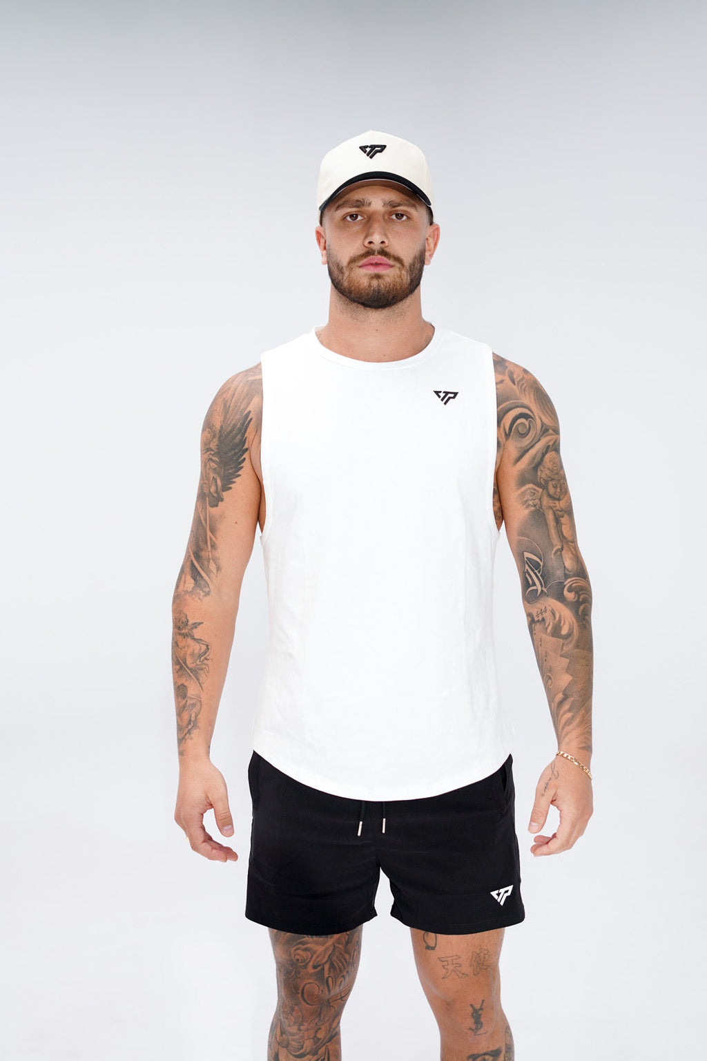 KTP SPORT MUSCLE TANK - WHITE