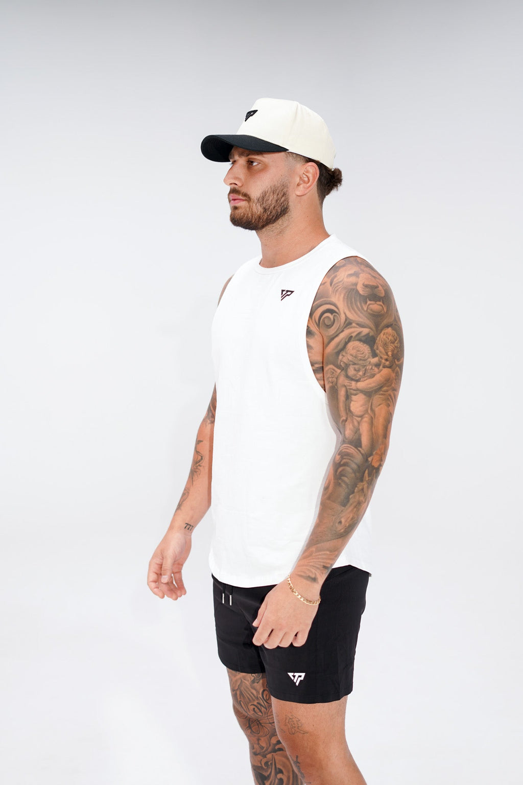 KTP SPORT MUSCLE TANK - WHITE