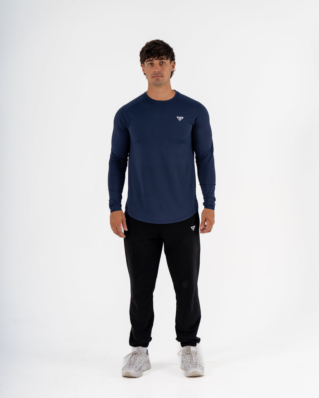 KTP MEN'S DRY FIT LONG SLEEVE TEE - NAVY