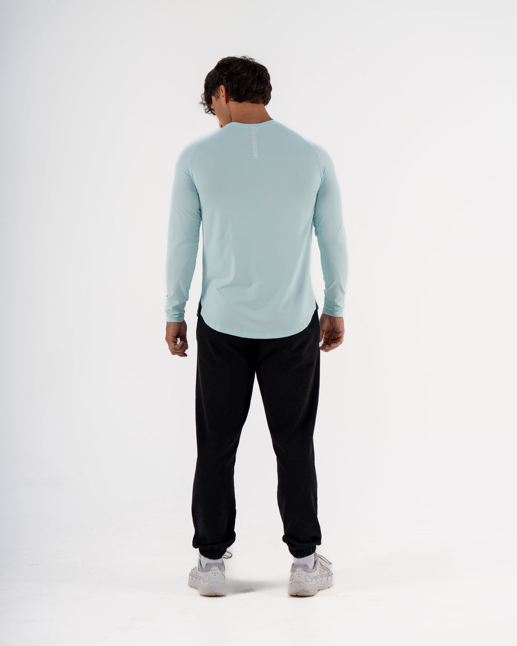 KTP MEN'S DRY FIT LONG SLEEVE TEE - LIGHT BLUE
