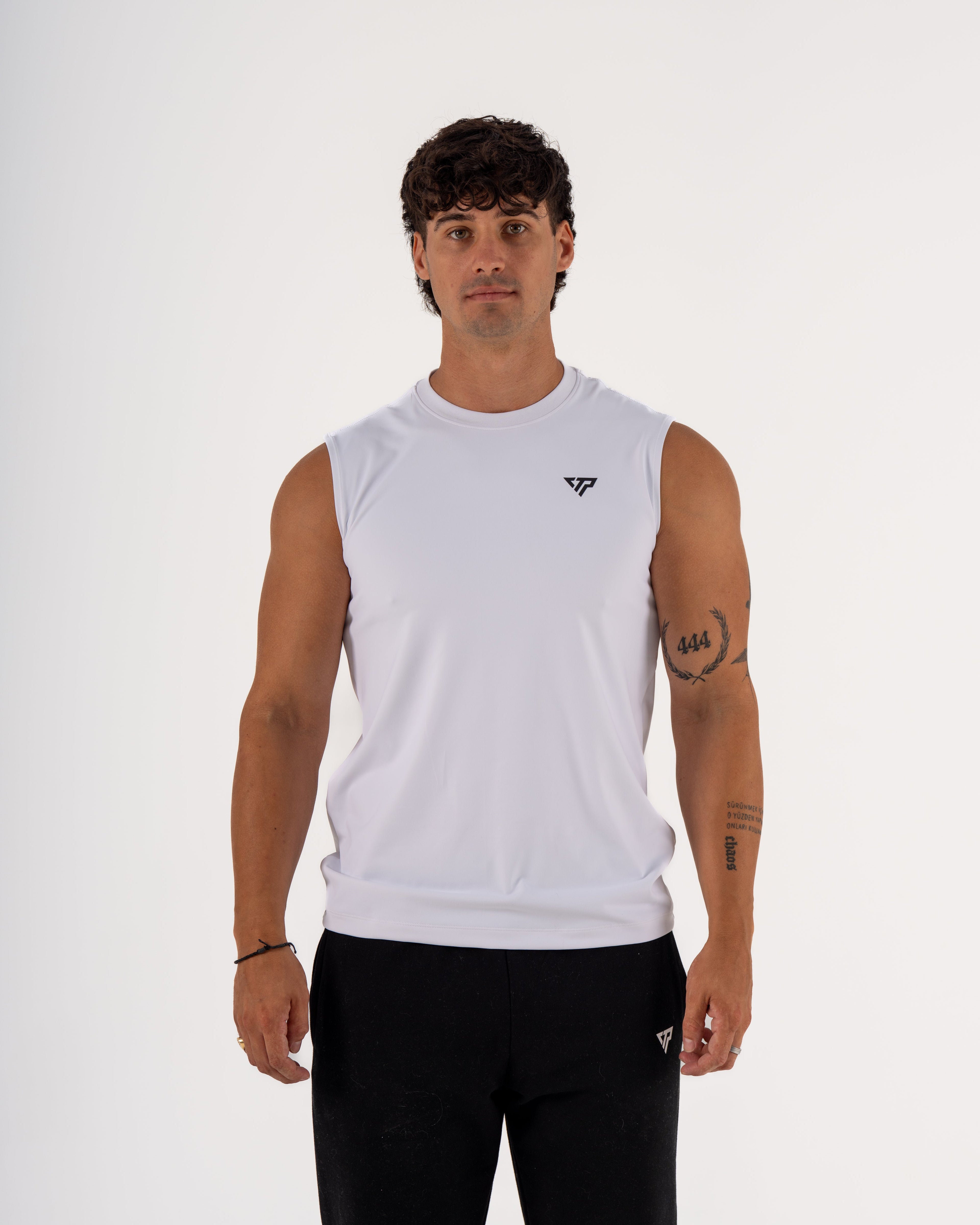 KTP DRY FIT TANK - WHITE