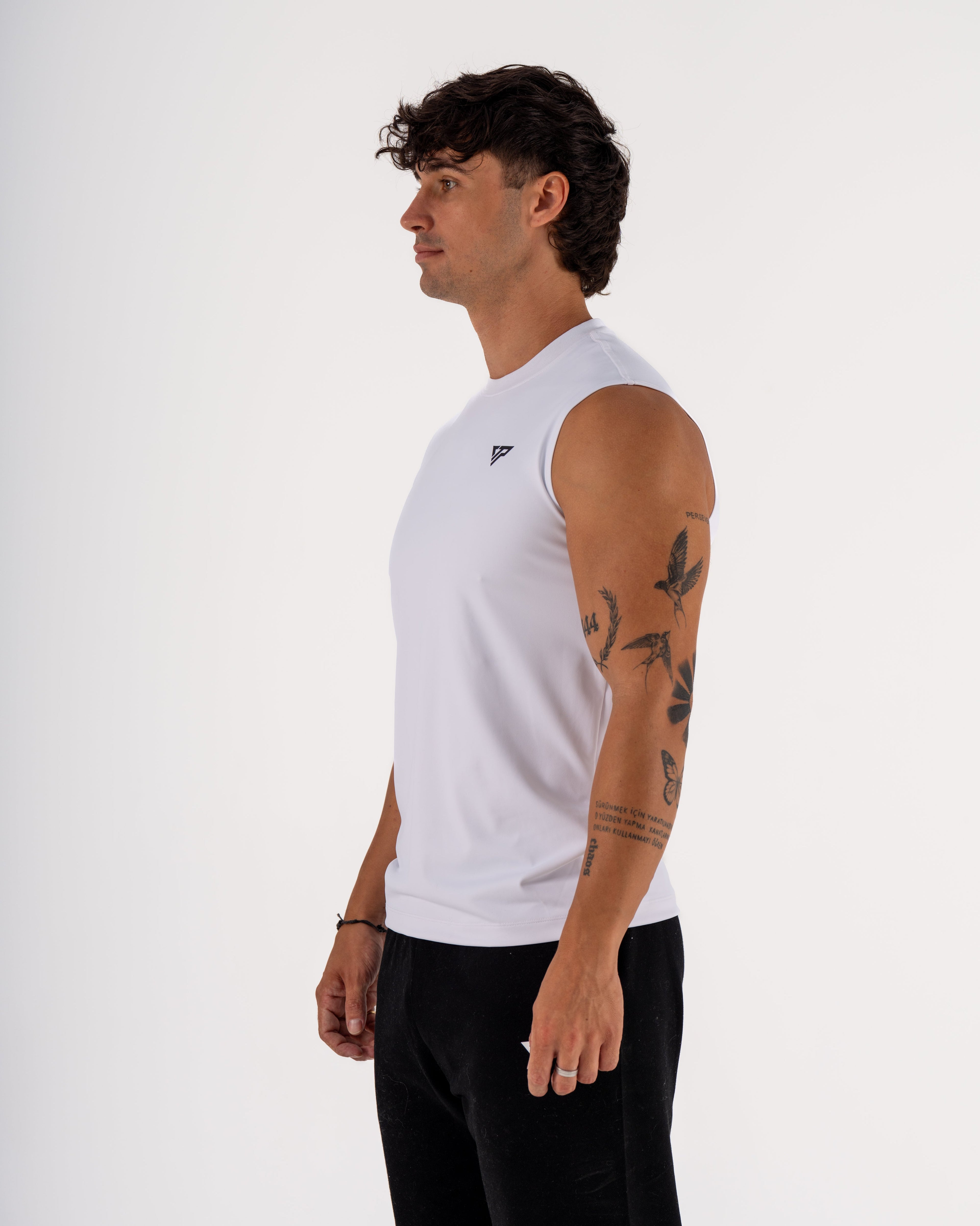 KTP DRY FIT TANK - WHITE