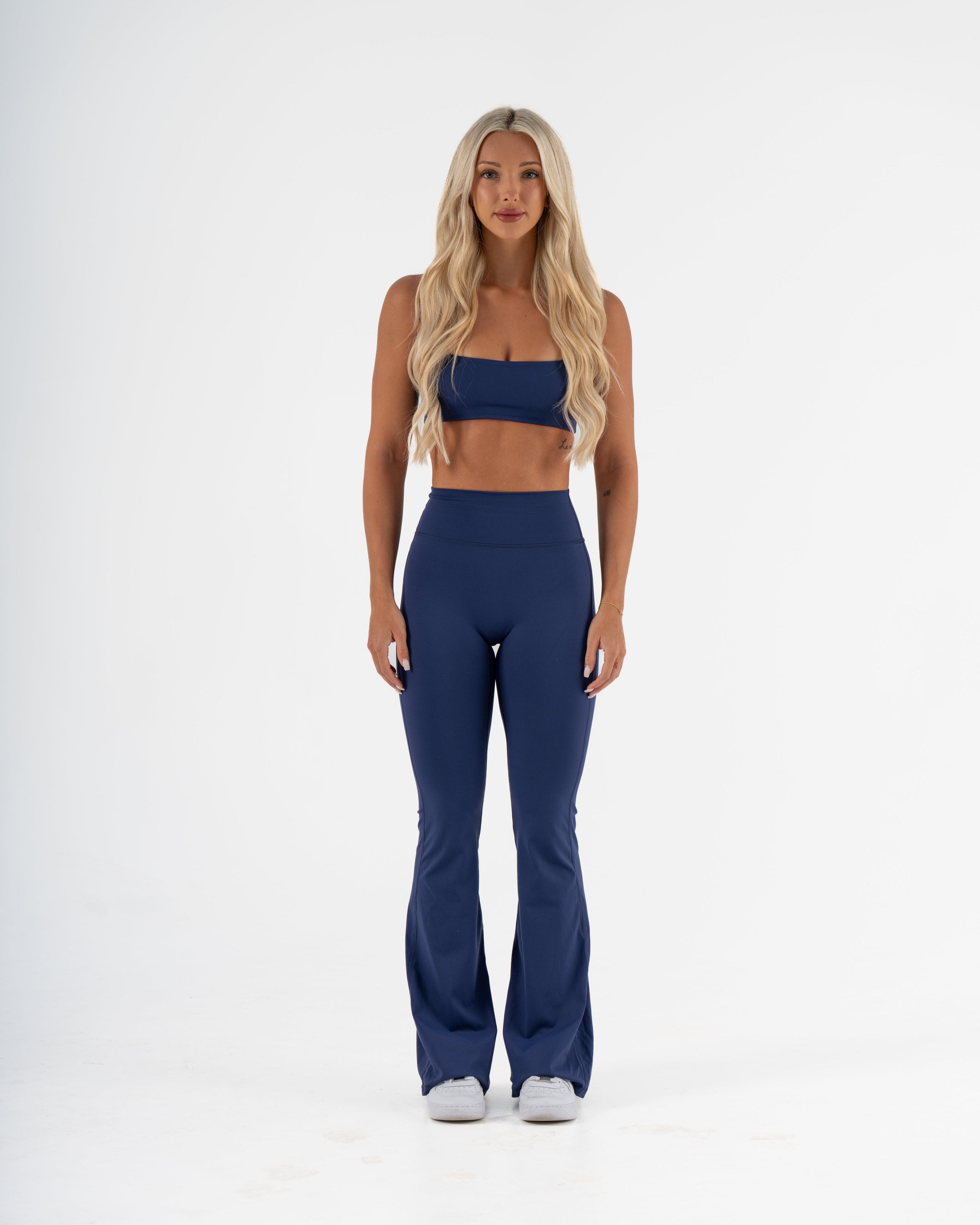 SIGNATURE FLARE PANTS REGULAR LENGTH - NAVY