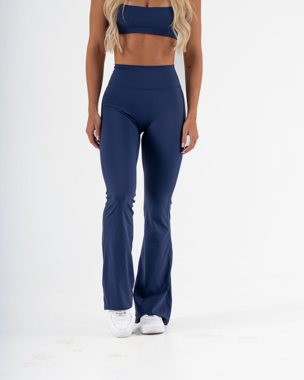 SIGNATURE FLARE PANTS REGULAR LENGTH - NAVY