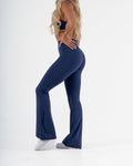 SIGNATURE FLARE PANTS REGULAR LENGTH - NAVY