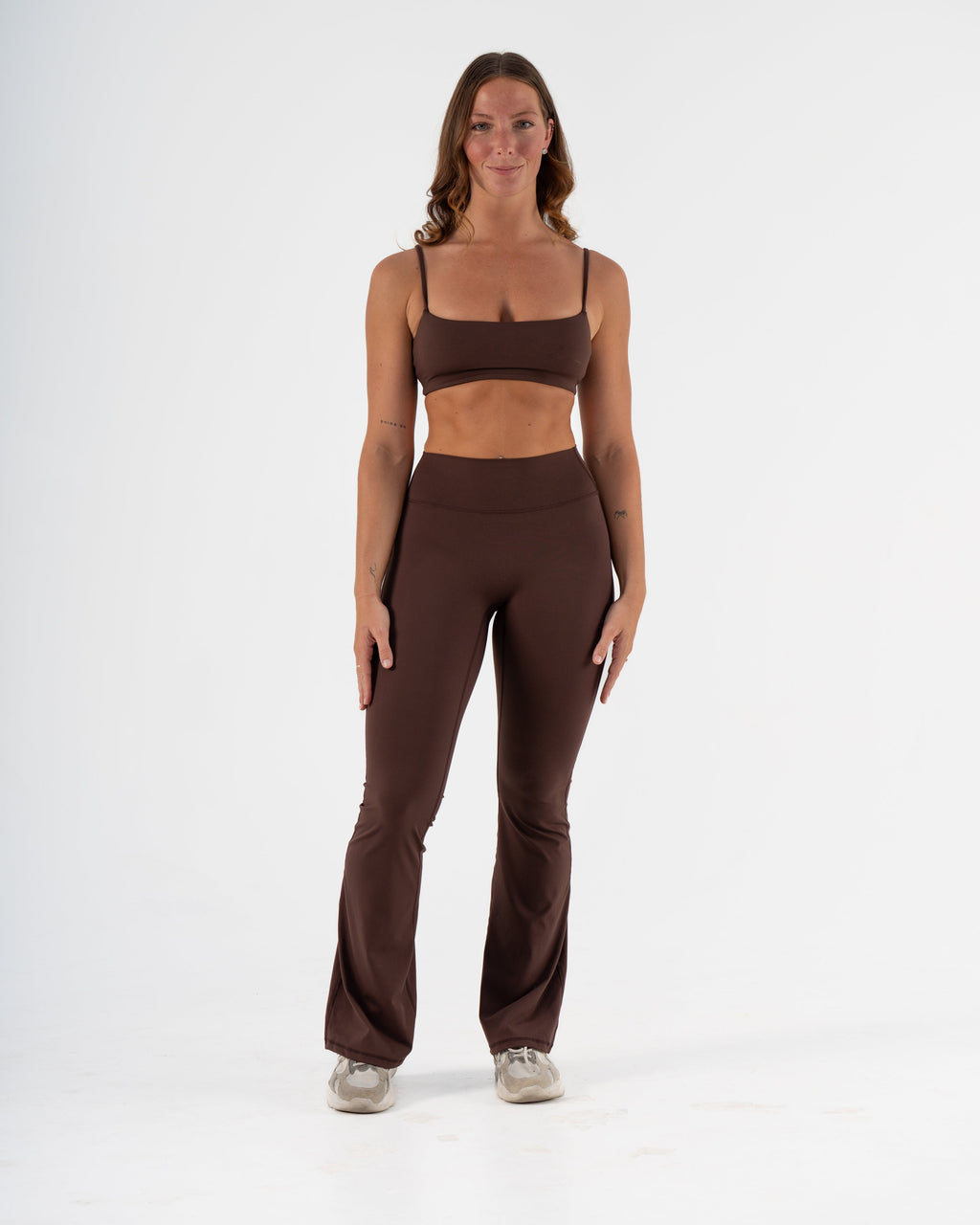 SIGNATURE FLARE PANTS LONG LENGTH -  ESPRESSO