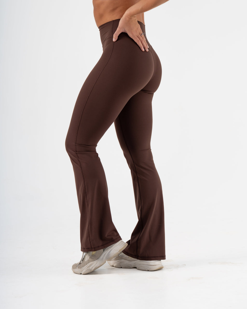 SIGNATURE FLARE PANTS LONG LENGTH -  ESPRESSO