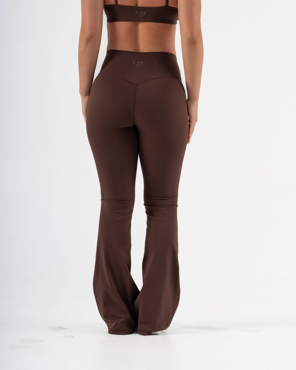 SIGNATURE FLARE PANTS REGULAR LENGTH - ESPRESSO