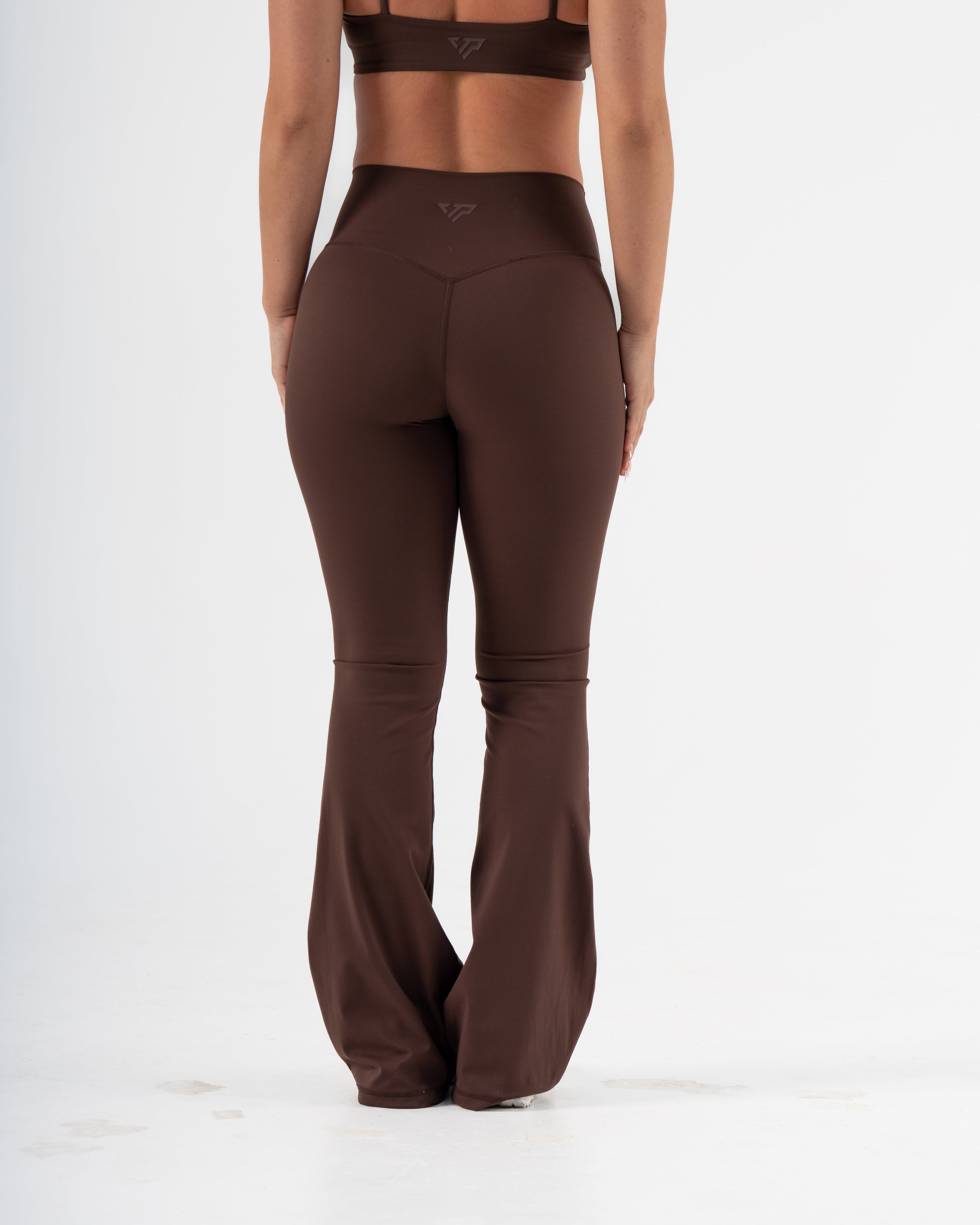 SIGNATURE FLARE PANTS REGULAR LENGTH - ESPRESSO