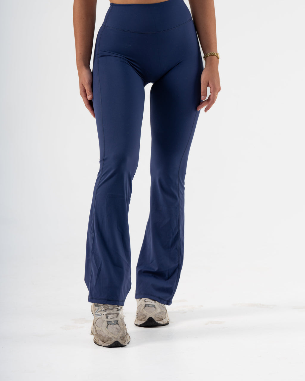 SIGNATURE FLARE PANTS LONG LENGTH - NAVY
