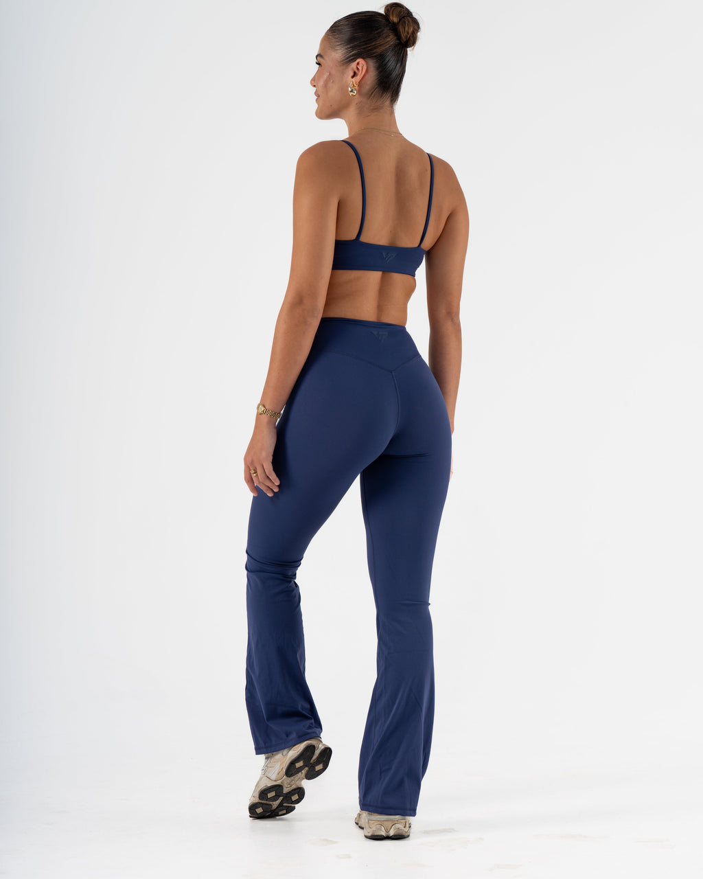 SIGNATURE FLARE PANTS LONG LENGTH - NAVY