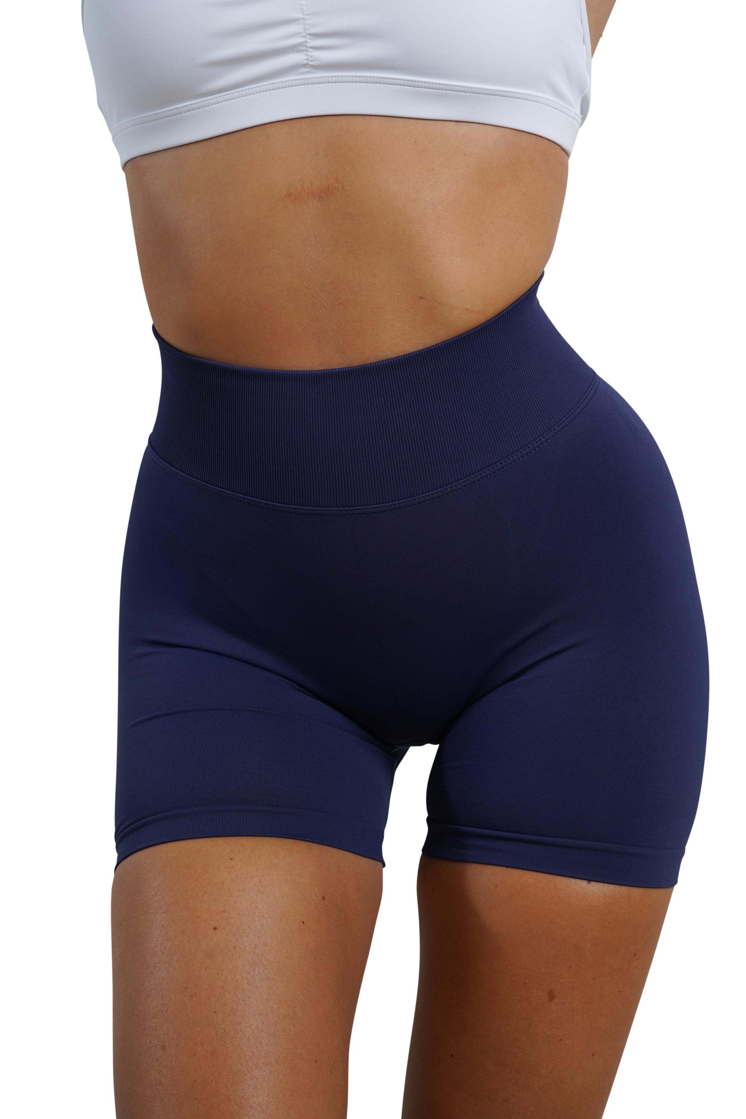 CORE SCRUNCH SHORTS - NAVY