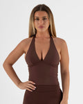 KAYLA TANK TOP - ESPRESSO