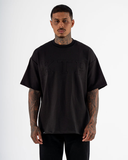 EMBOSSED KTP TEE 2 - BLACK