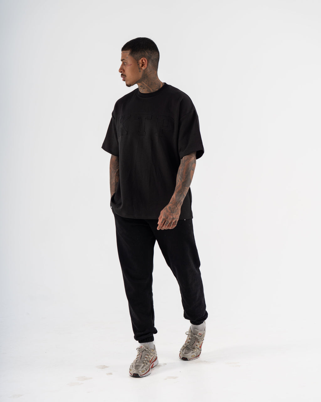 EMBOSSED KTP TEE 2 - BLACK