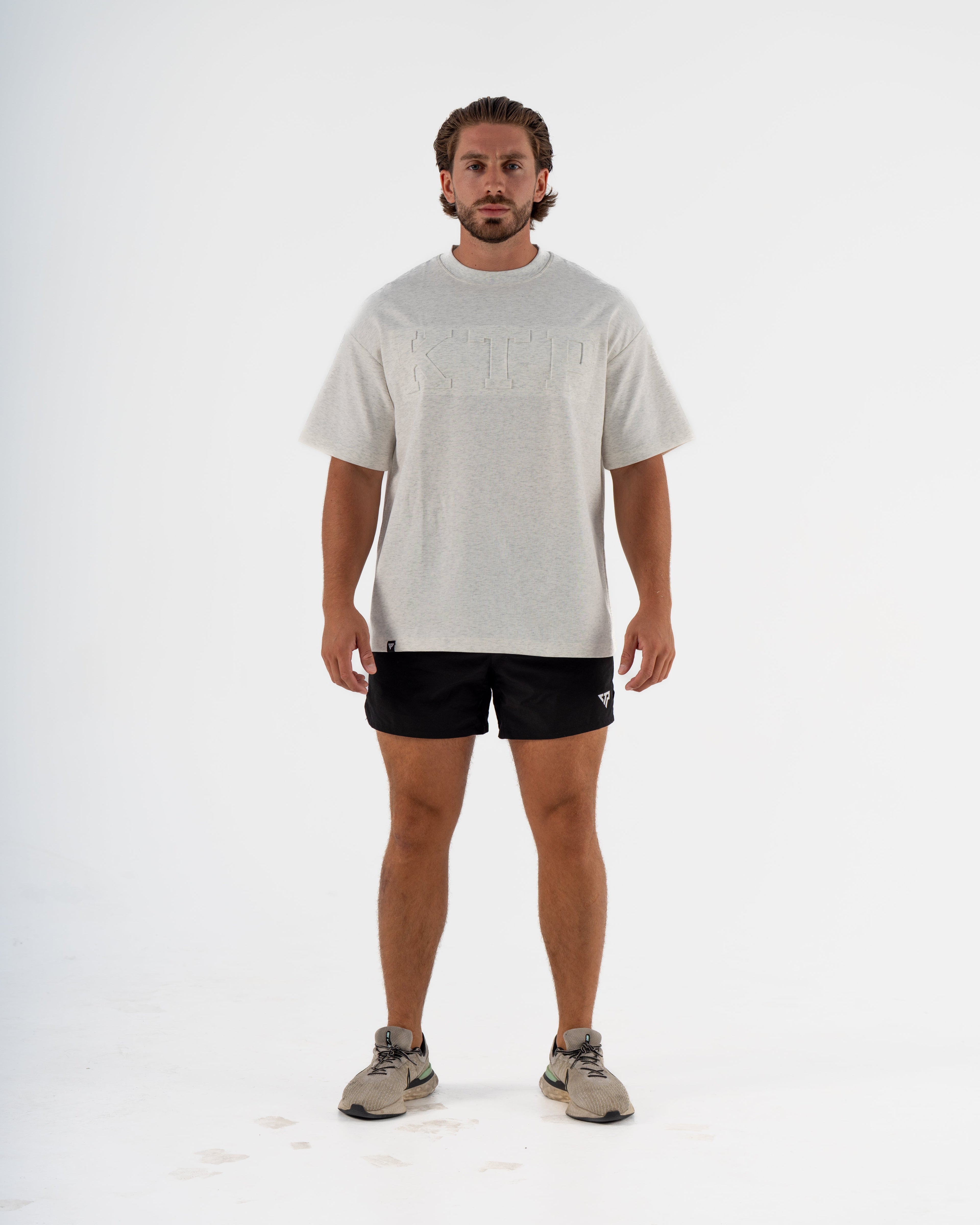 EMBOSSED KTP TEE 2 - MARLE GREY