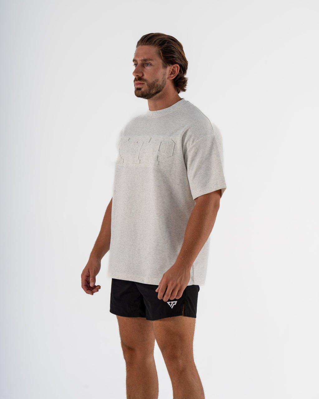 EMBOSSED KTP TEE 2 - MARLE GREY