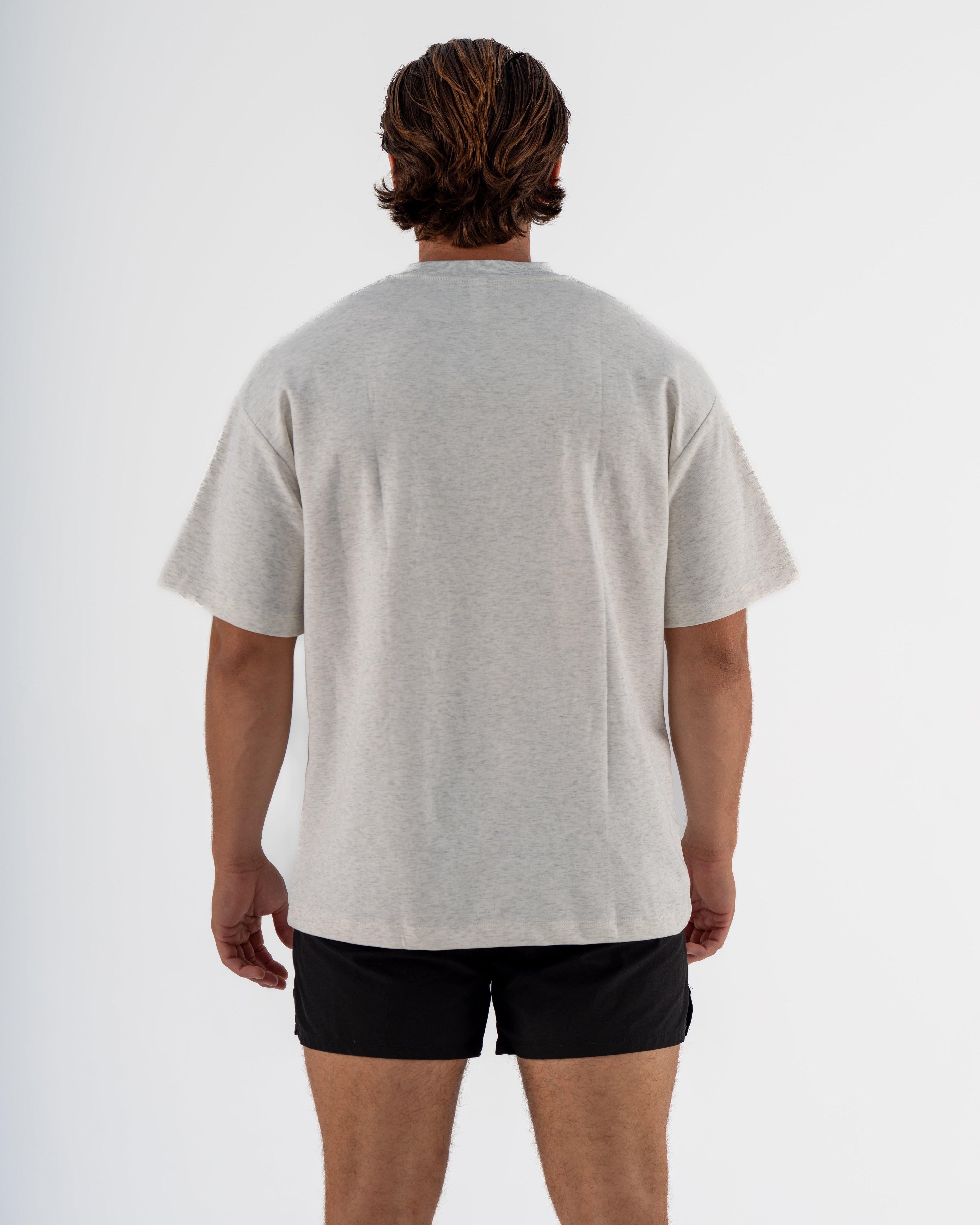 EMBOSSED KTP TEE 2 - MARLE GREY