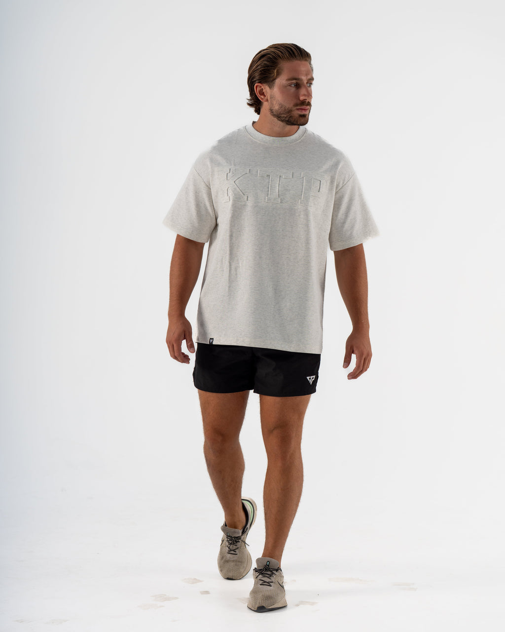 EMBOSSED KTP TEE 2 - MARLE GREY