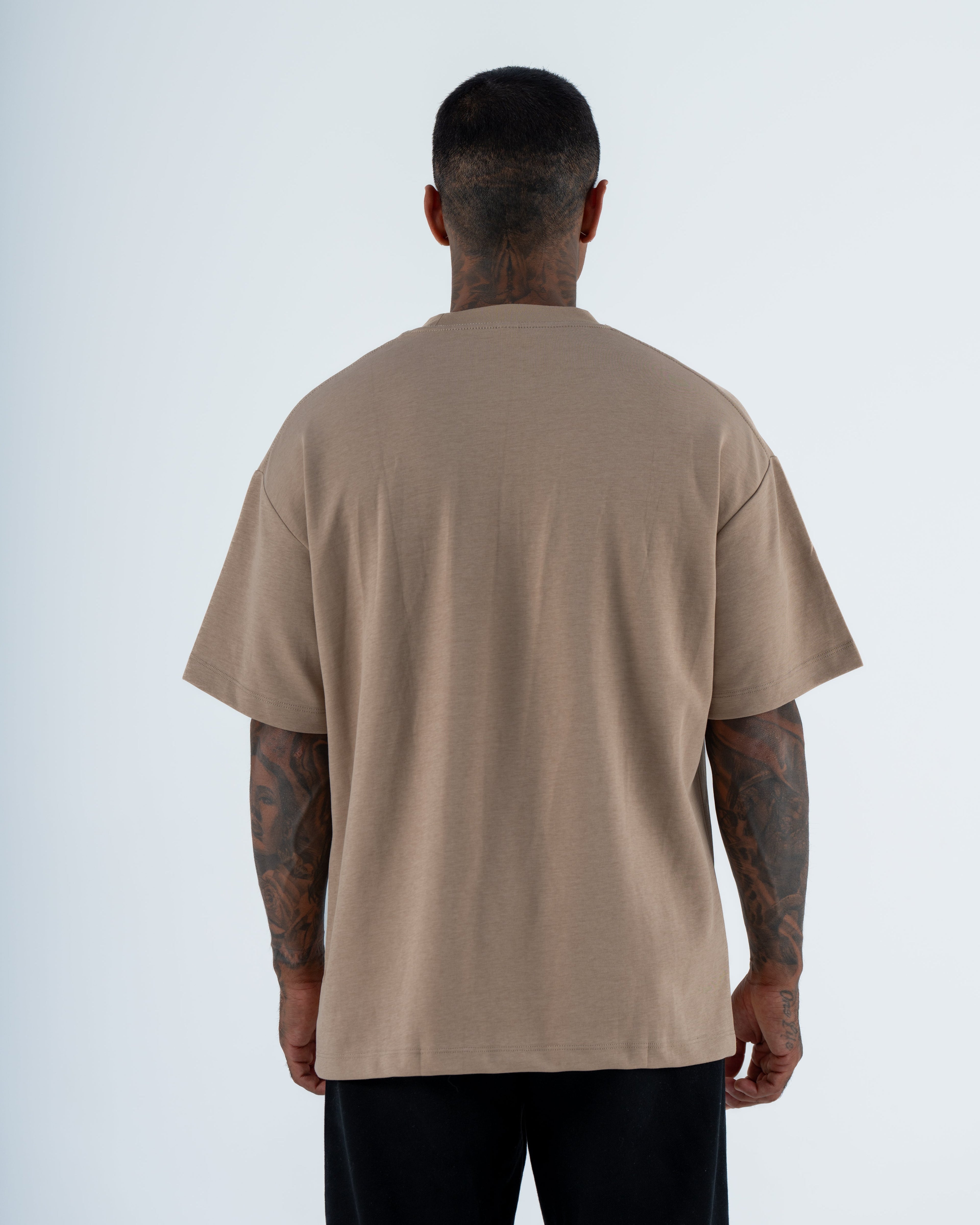 EMBOSSED KTP TEE 2 - BEIGE