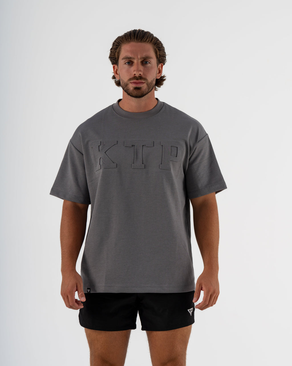 EMBOSSED KTP TEE 2 - CHARCOAL