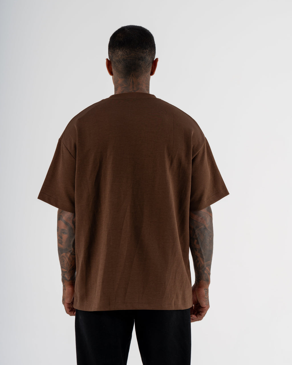 EMBOSSED KTP TEE 2 - BROWN
