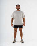 KTP MEN'S EMBOSSED TEE - MARLE GREY