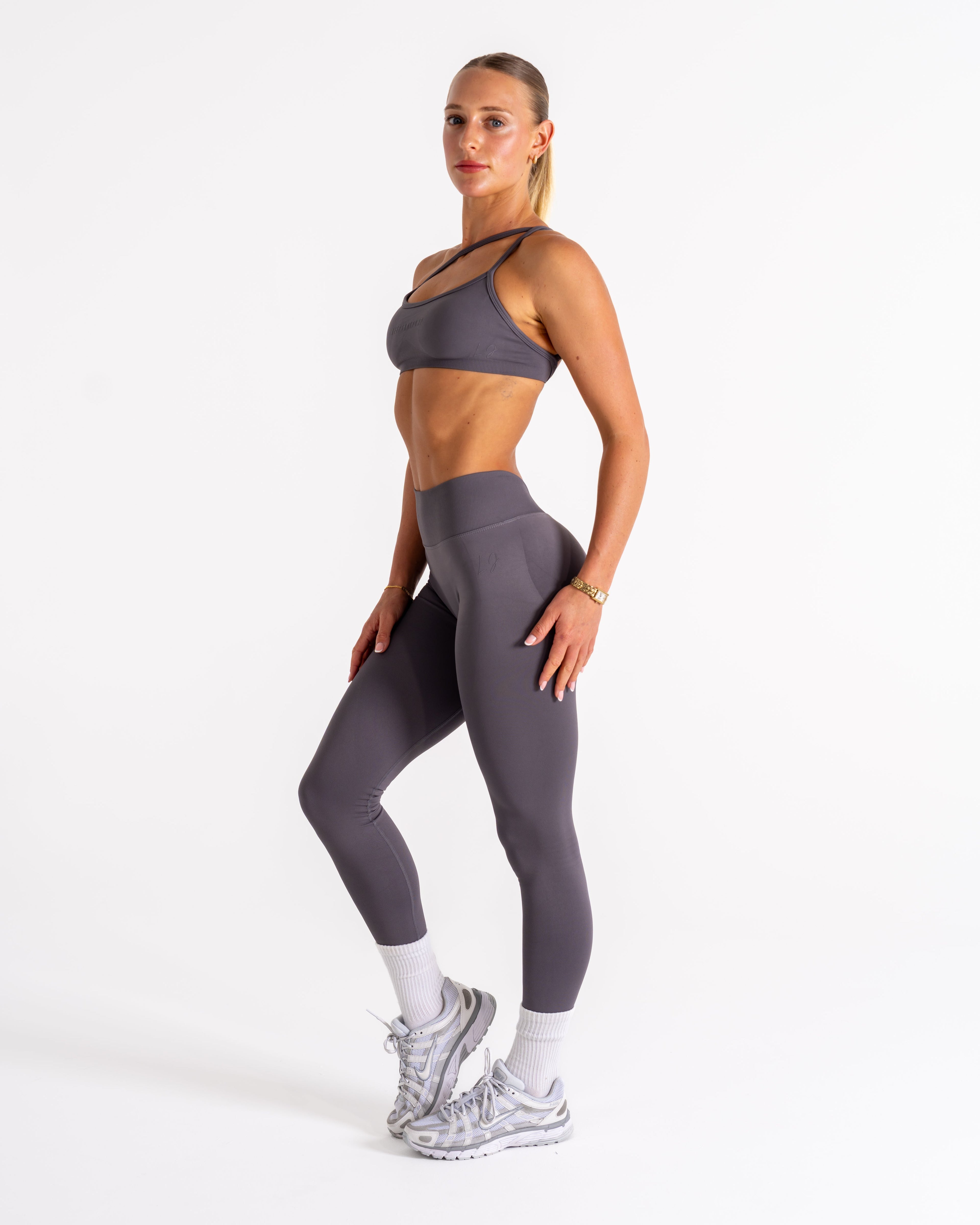 LJ V-BACK SCRUNCH LEGGING - STORM
